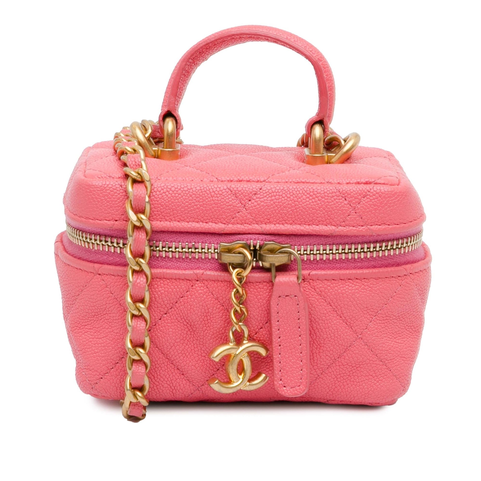 Chanel Micro Caviar Vanity Handbag
