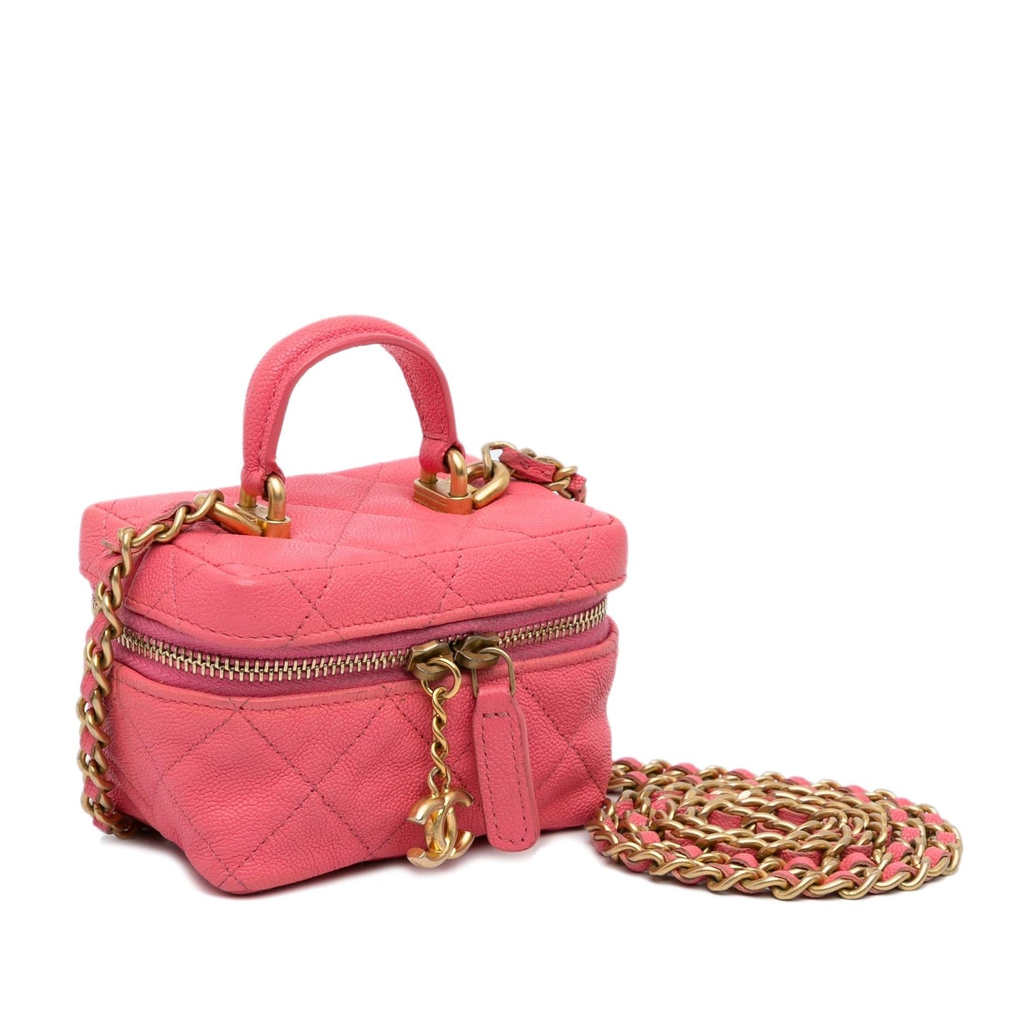 Chanel Micro Caviar Vanity Handbag Bag 1