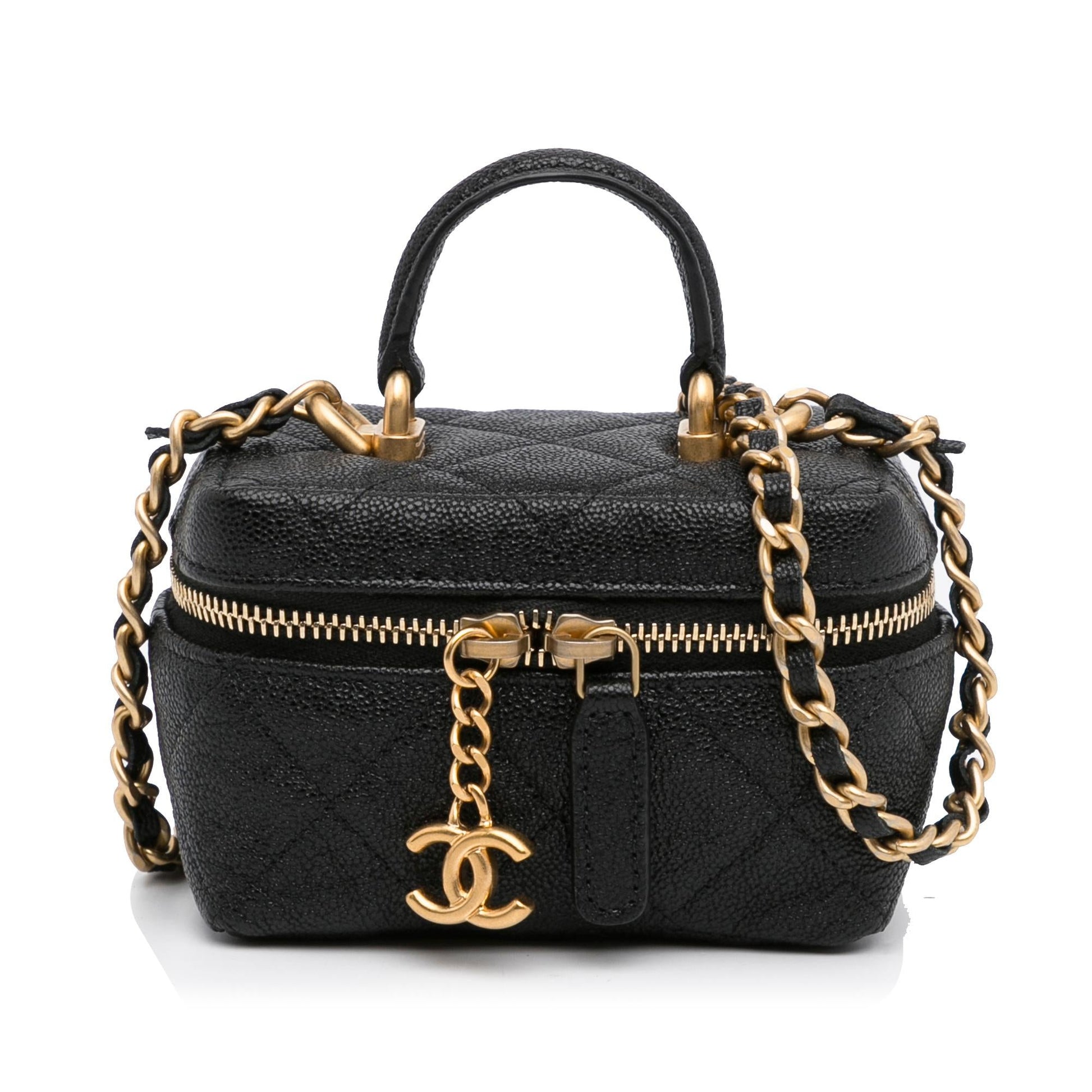 Chanel Micro Caviar Vanity SHG-Hn5TnB Handbag