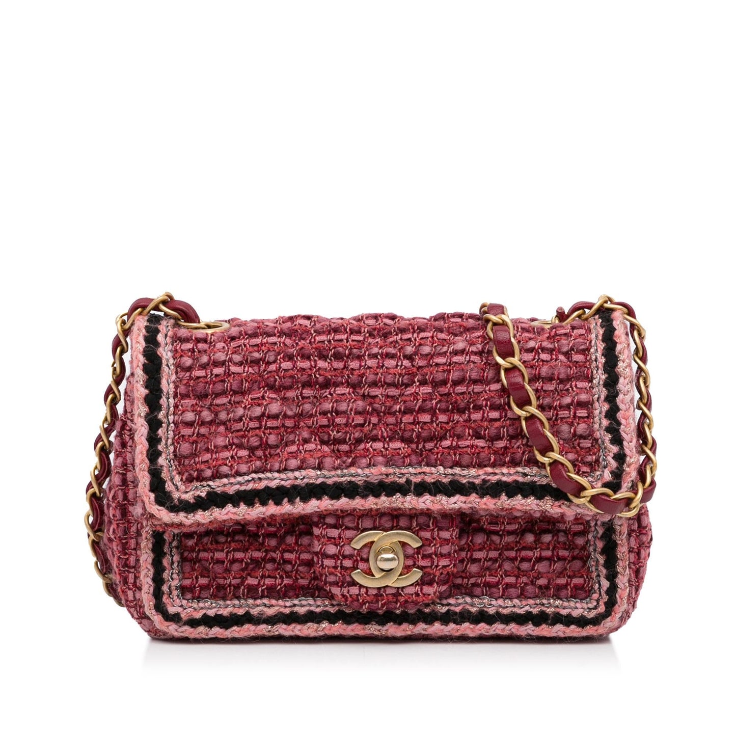 Chanel Braided Classic Tweed Single Flap SHG-lsYBtL Shoulder Bag