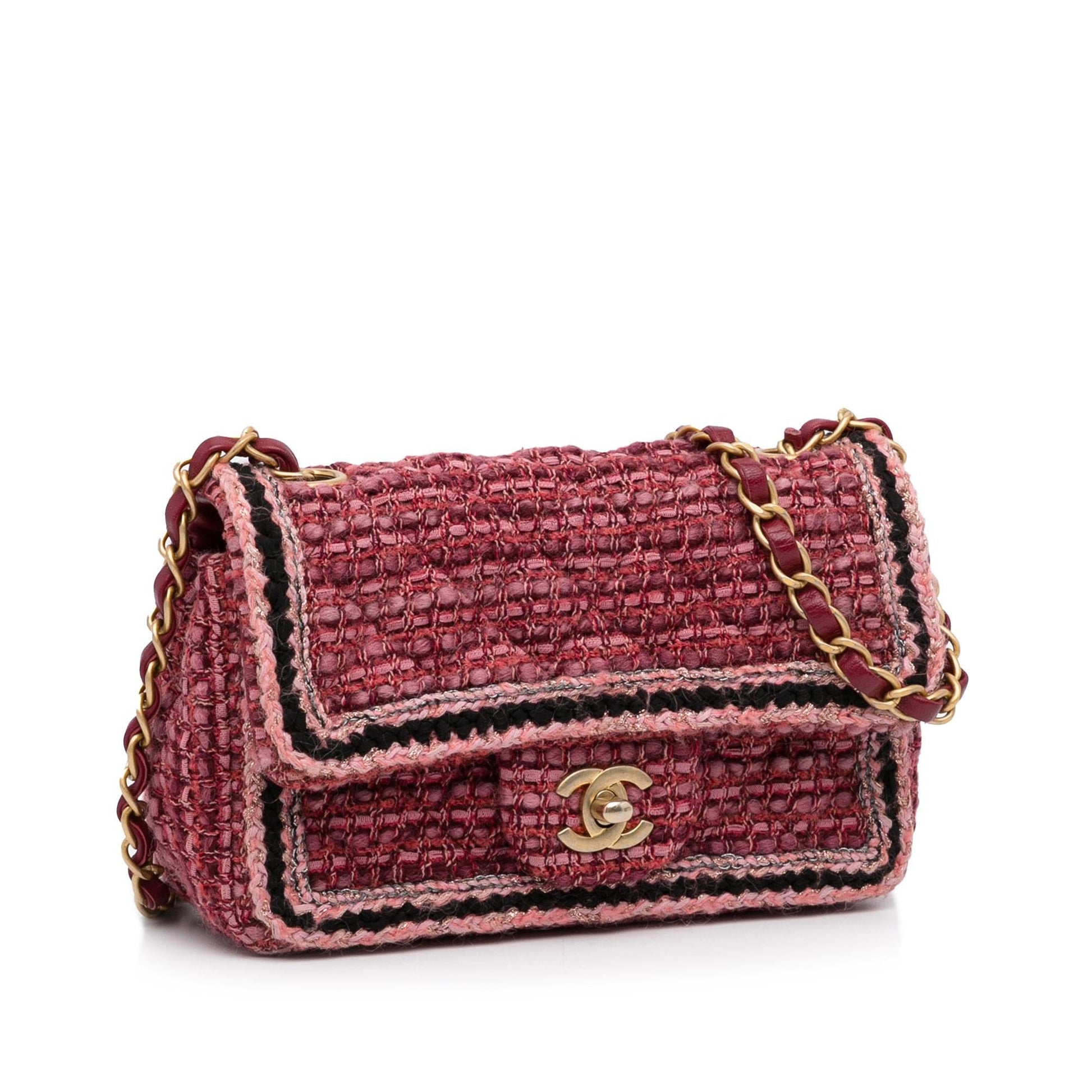 Chanel Braided Classic Tweed Single Flap SHG-lsYBtL Shoulder Bag
