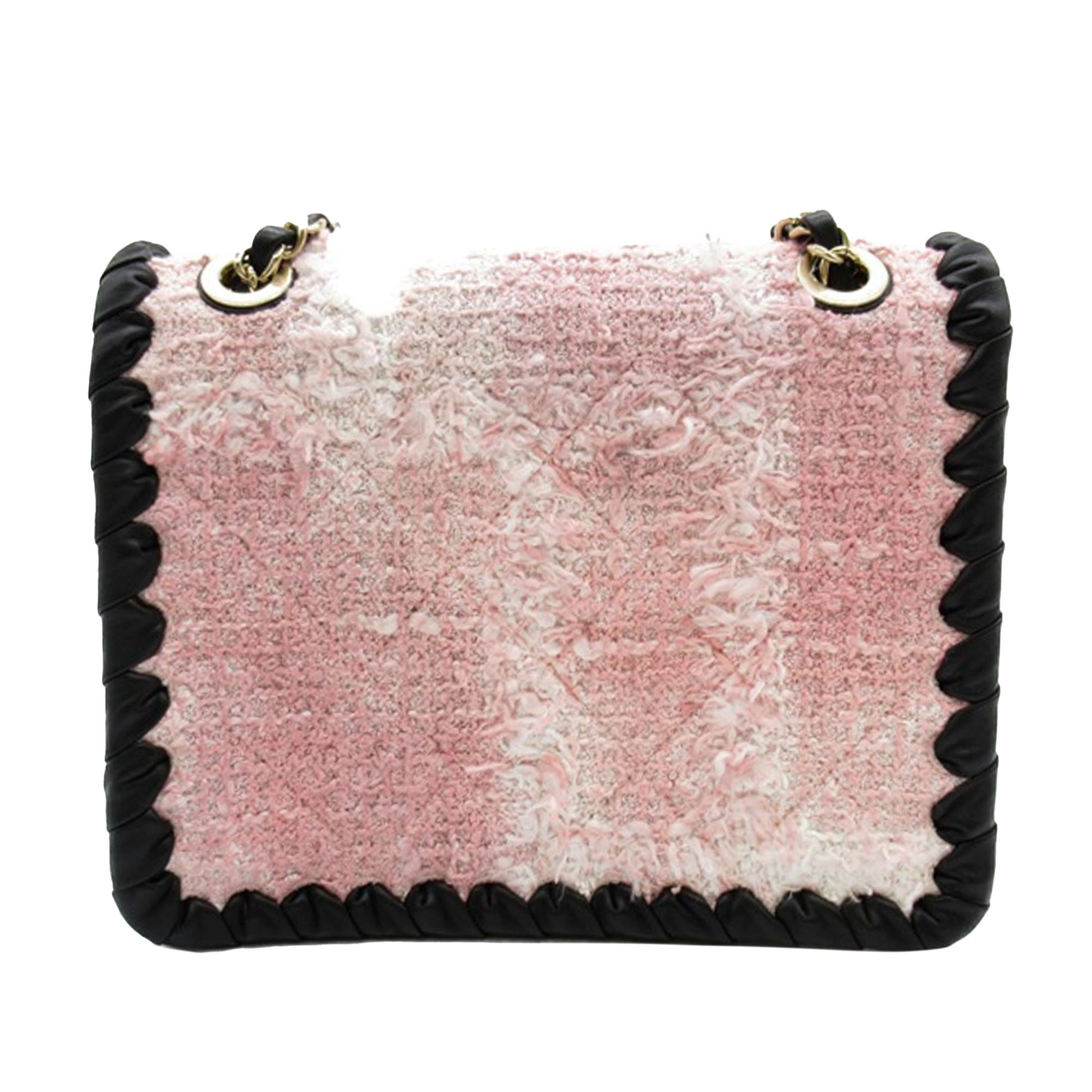 Chanel Braided Classic Tweed Single Flap SHG-J3zNOx Shoulder Bag