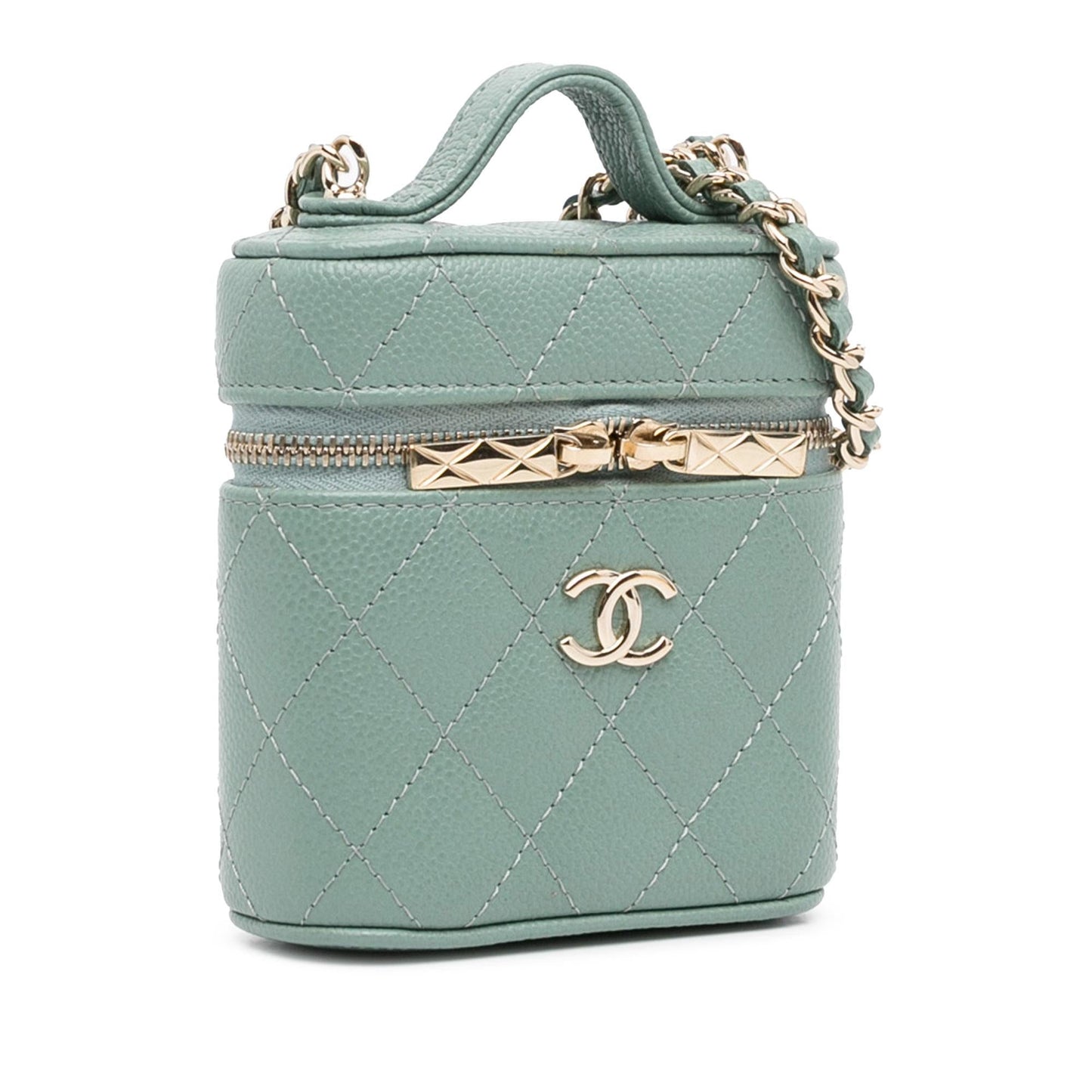 Chanel Mini Cc Caviar Vanity Case (Shg-Qr02Jh) Bag