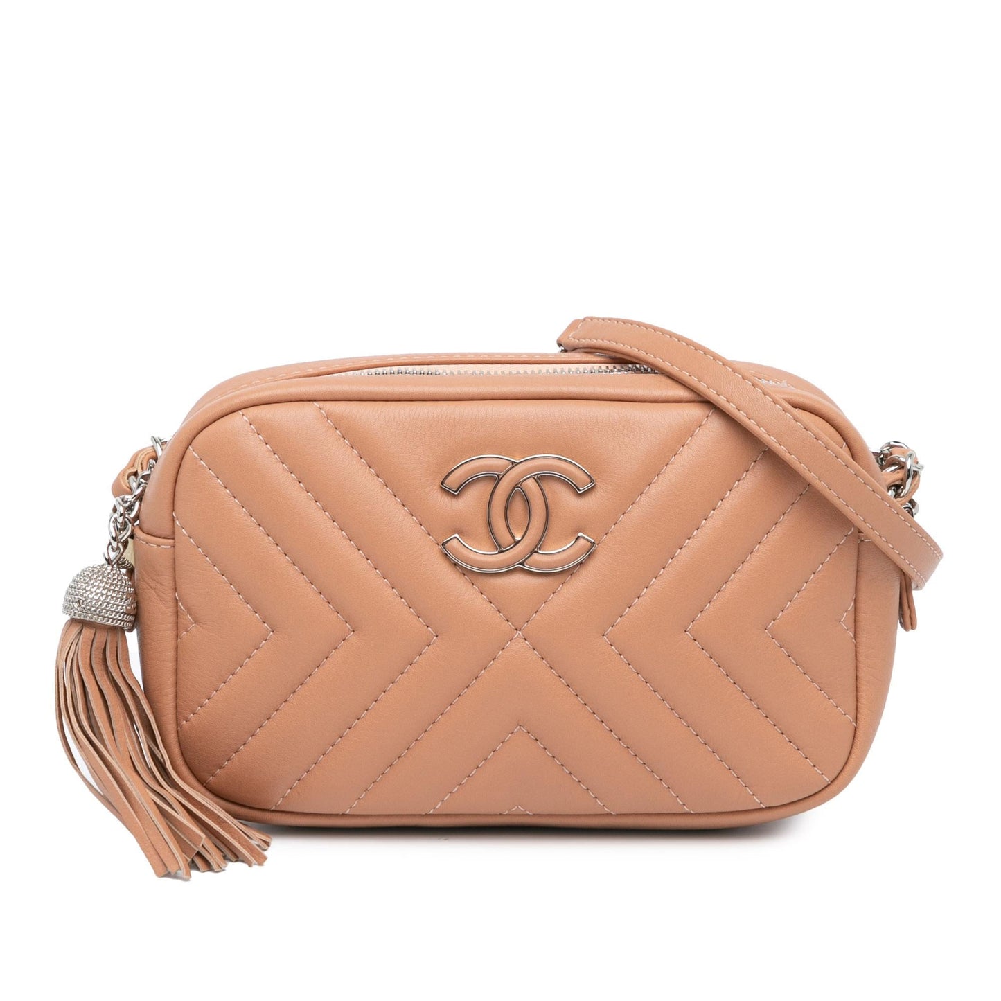 Chanel CC Diagonal Chevron Camera SHG-zMJmTk Mini Bag