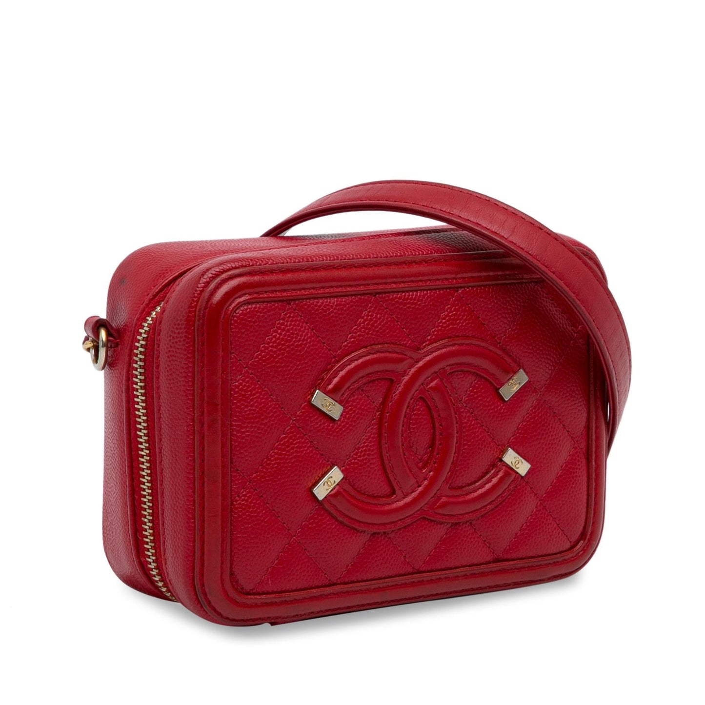 Chanel CC Filigree Caviar Vanity SHG-Xm0DS6 Crossbody Bag