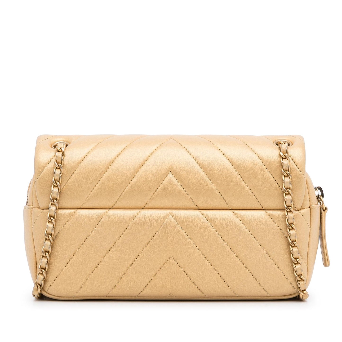 Chanel CC Flap Chevron SHG-loW9EK Leather Crossbody Bag