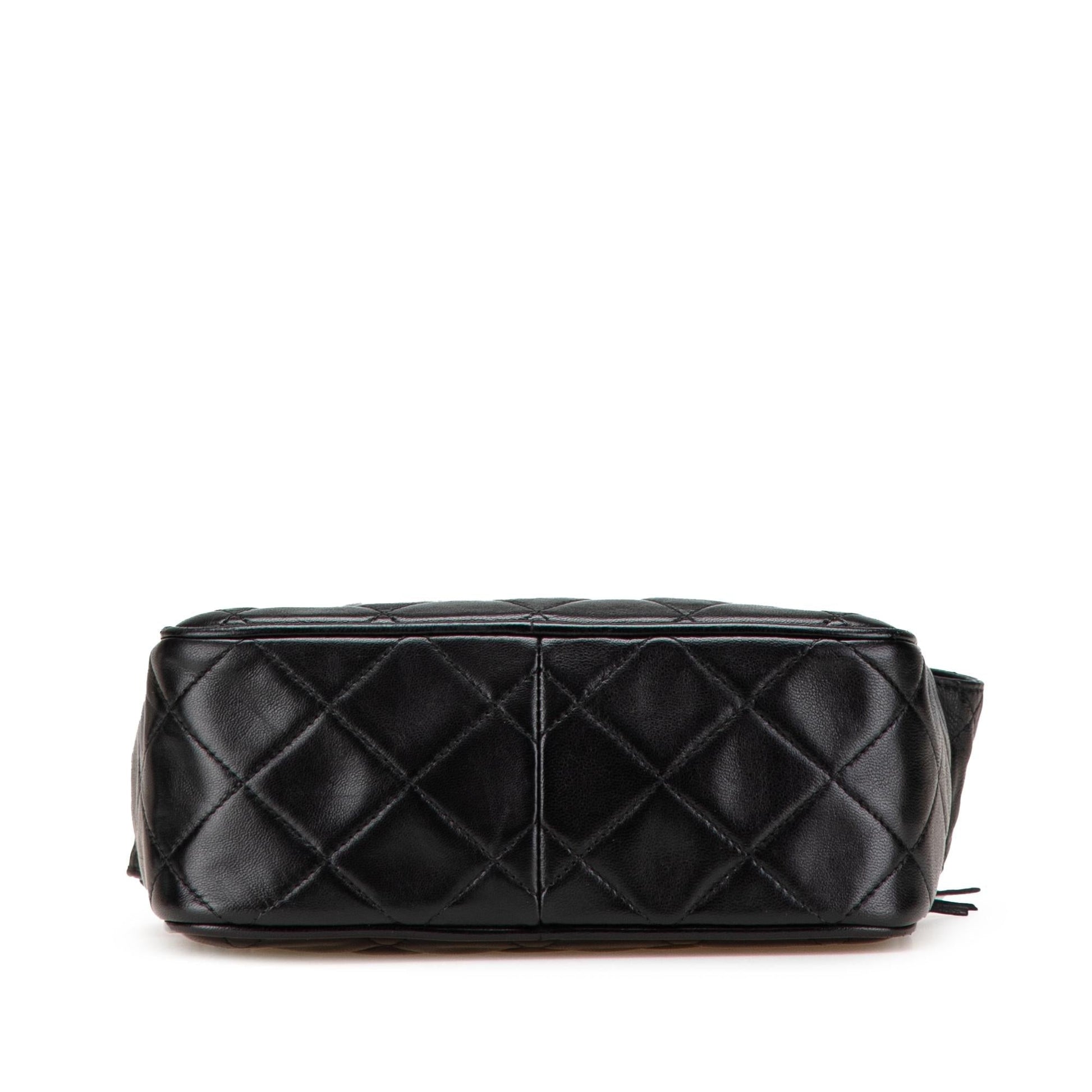 Chanel CC Lambskin Tassel Camera Crossbody Bag
