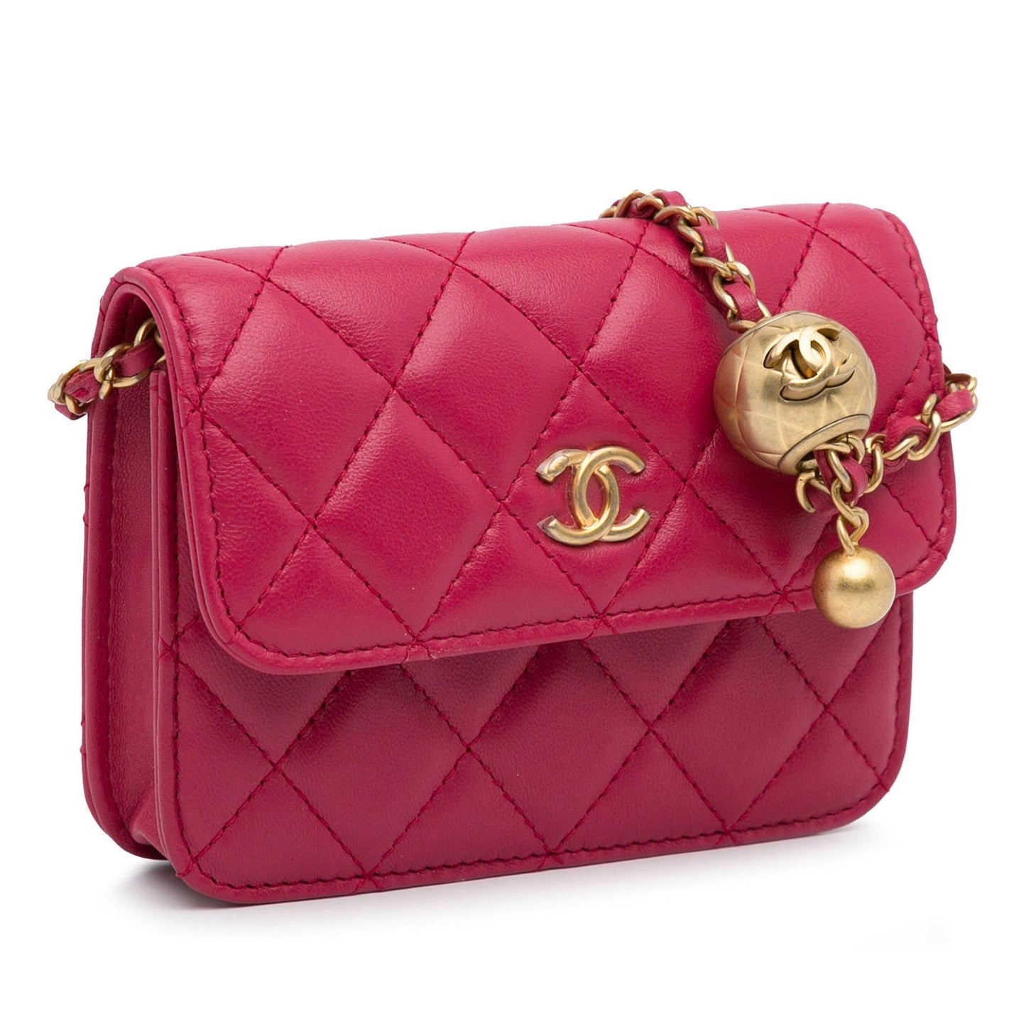 Chanel CC Matelasse Pearl Crush Lambskin Crossbody Bag Bag 1