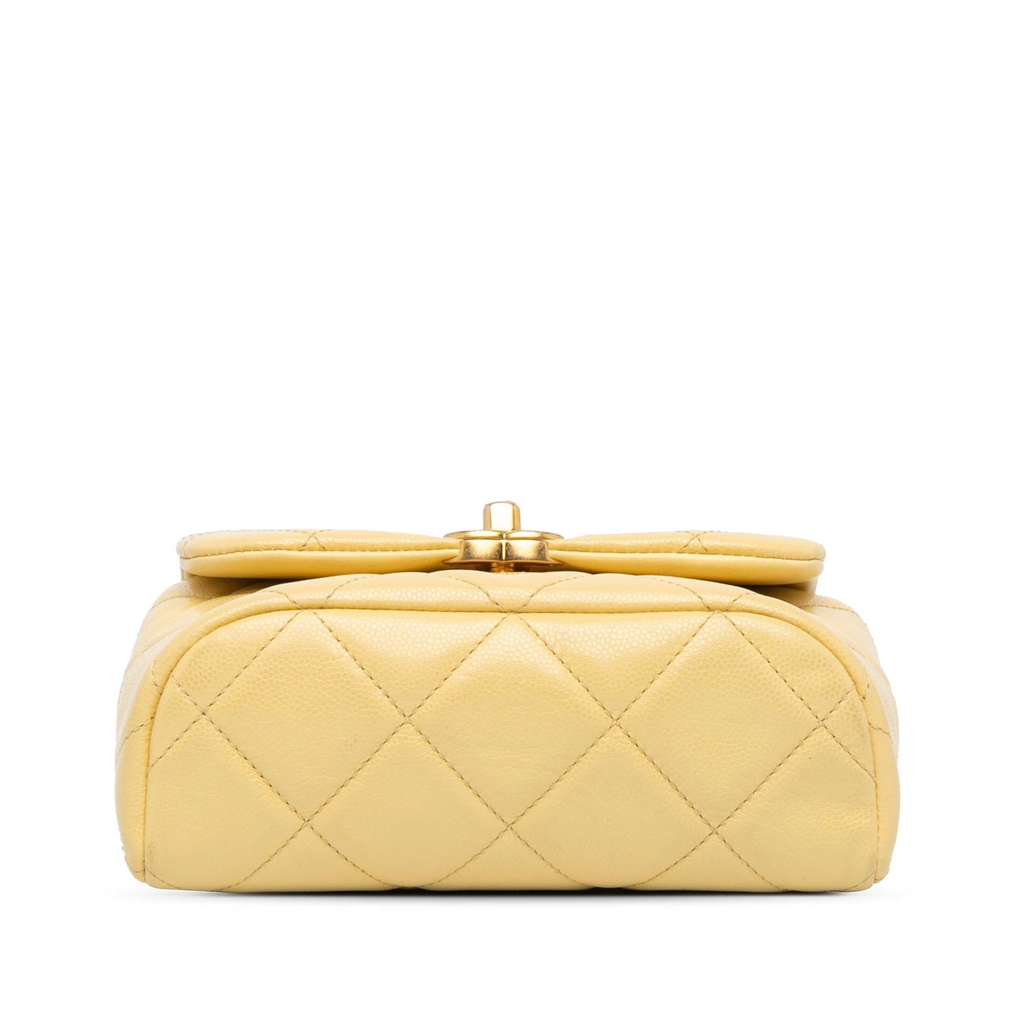 Chanel CC Quilted Caviar Flap Mini Bag