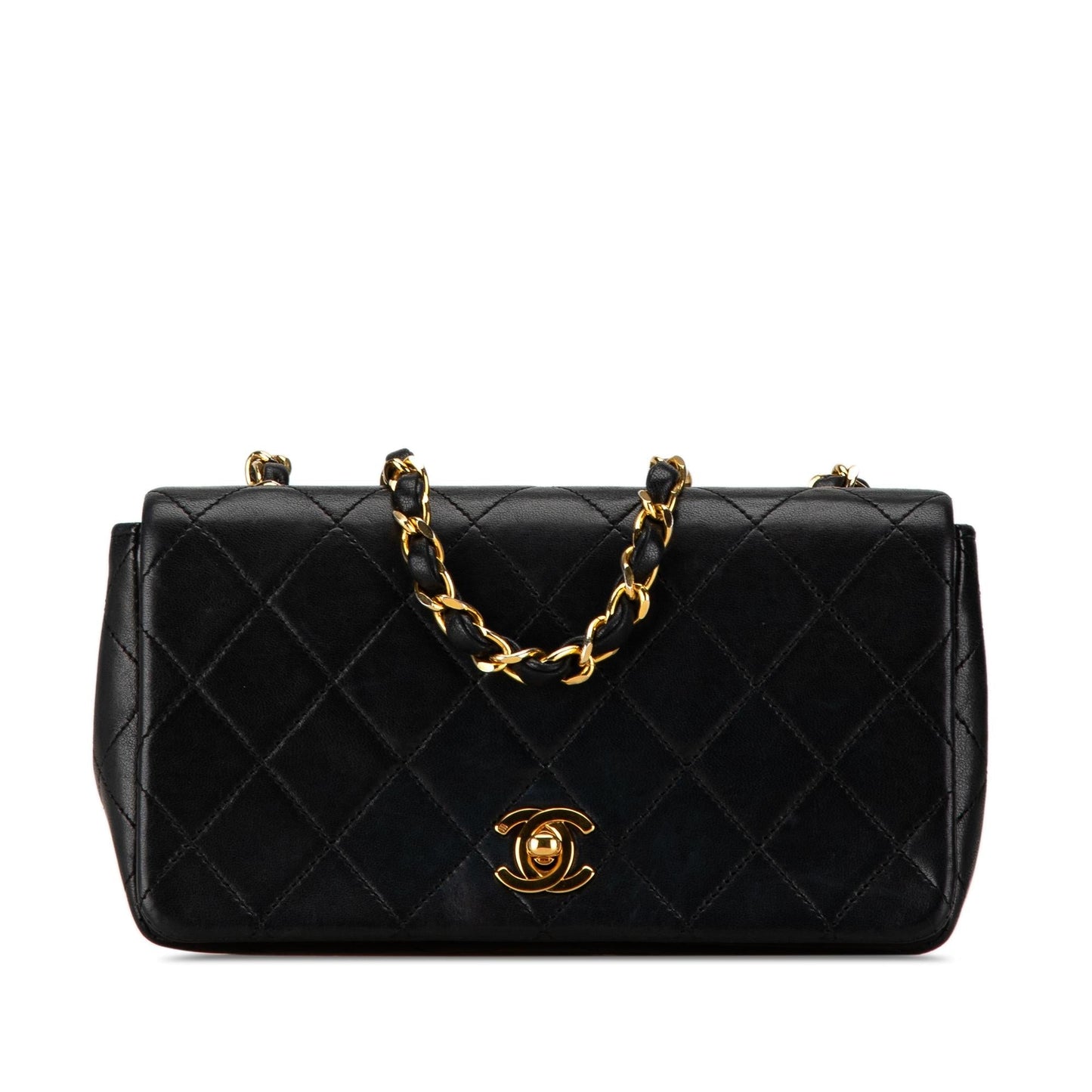 Chanel CC Quilted Lambskin Full Flap SHG-0wCtNp Mini Bag