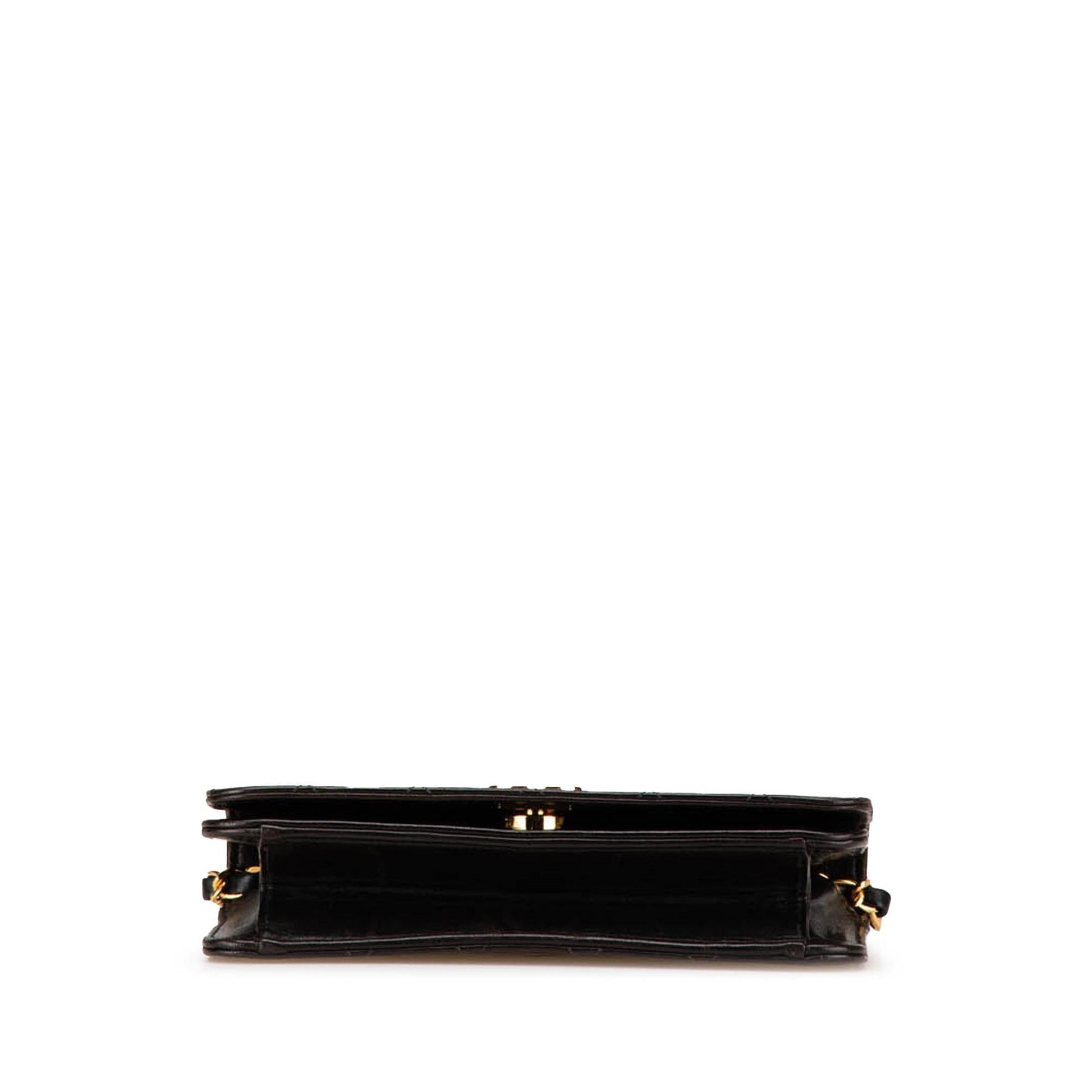 Chanel CC Quilted Lambskin Full Flap Mini Bag