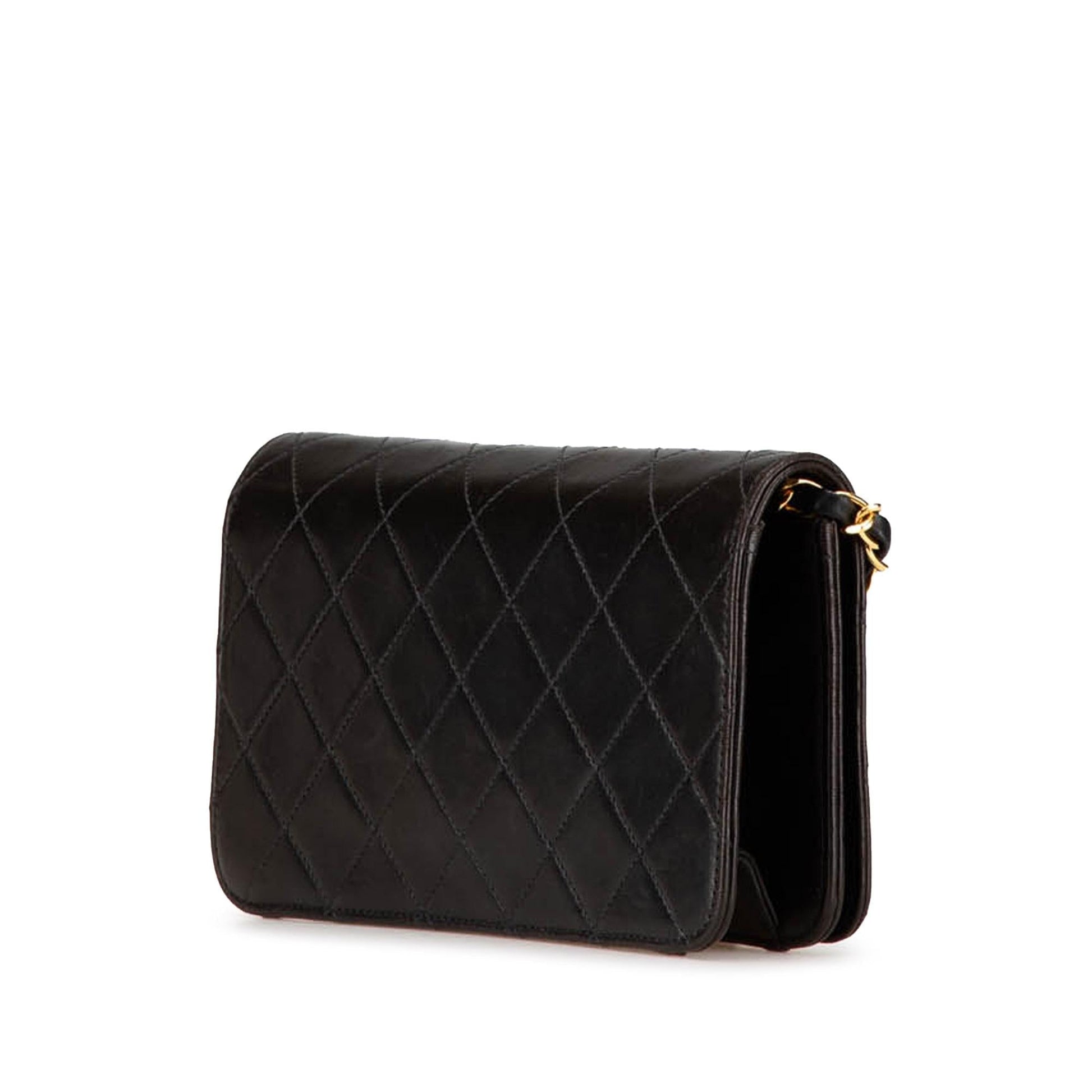 Chanel CC Quilted Lambskin Full Flap Mini Bag
