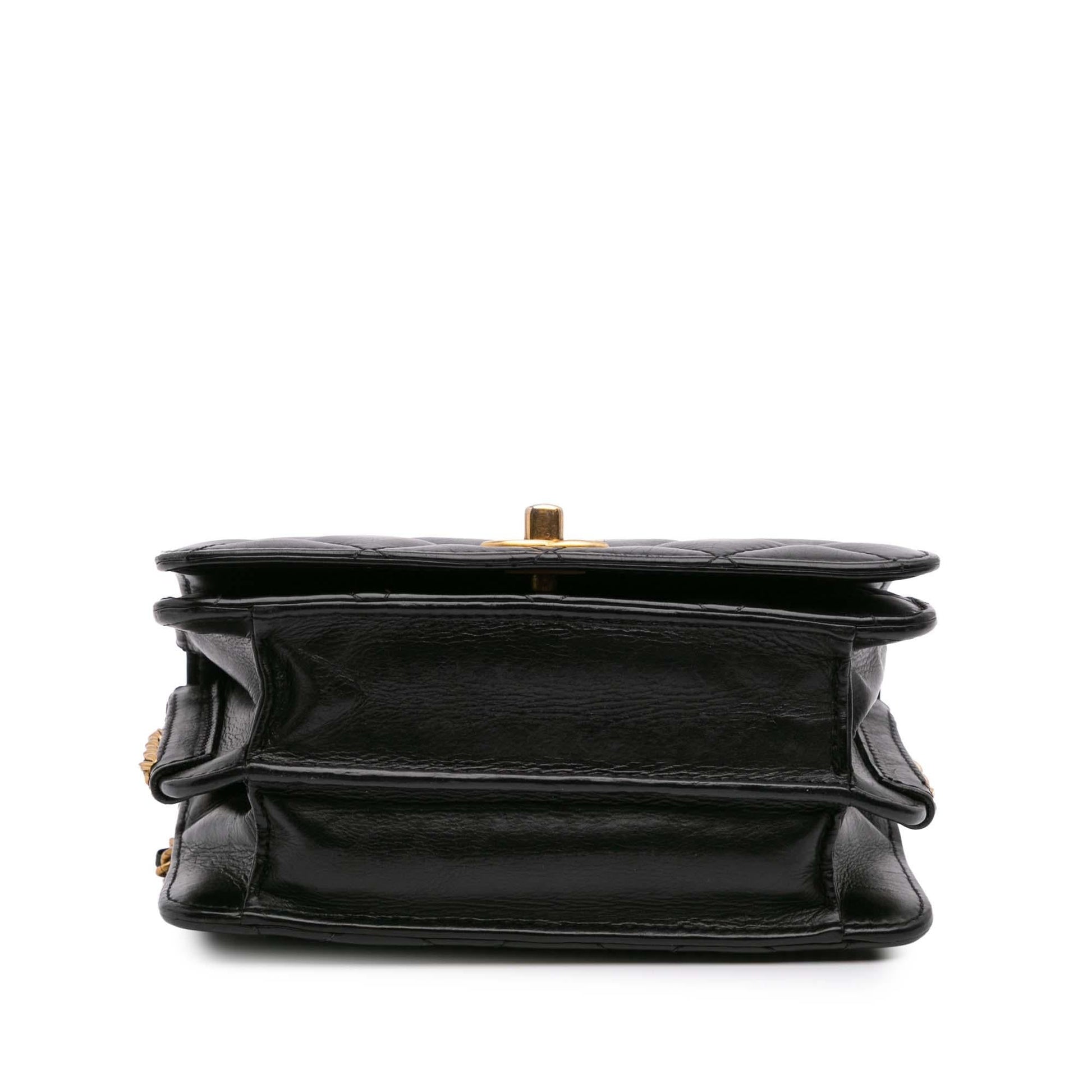 Chanel CC Quilted Lambskin Full Flap Mini Bag Flap 1