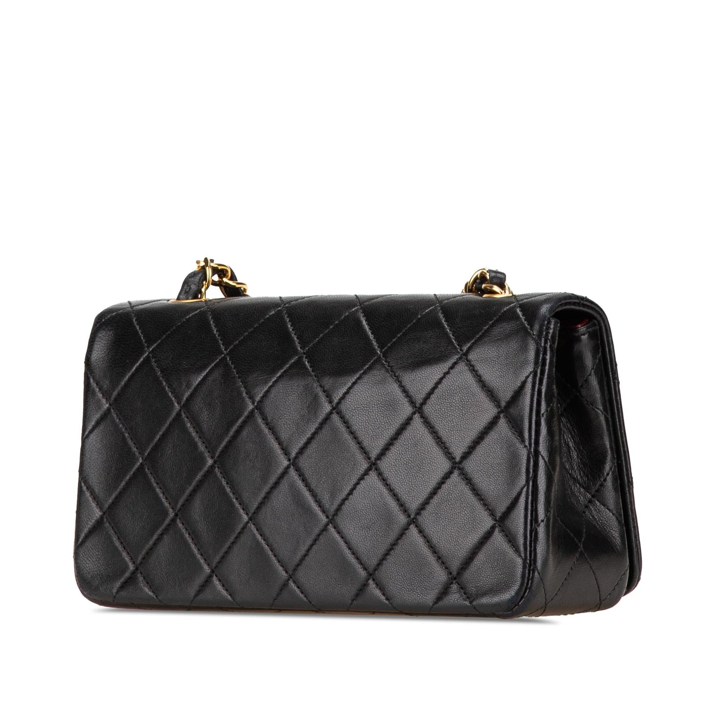 Chanel CC Quilted Lambskin Full Flap Mini Bag Flap 2