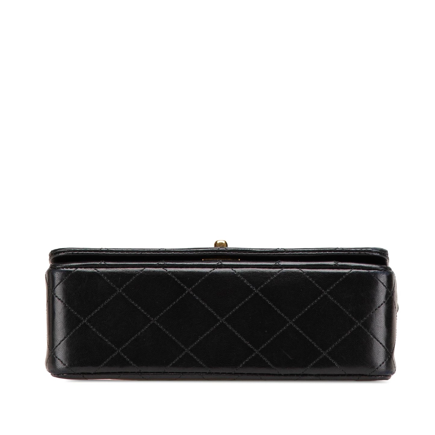 Chanel CC Quilted Lambskin Full Flap Mini Bag Flap 3