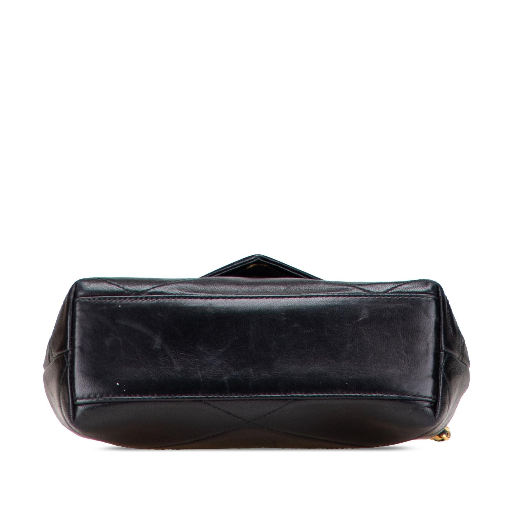 Chanel CC Quilted Lambskin Single Flap Mini Bag