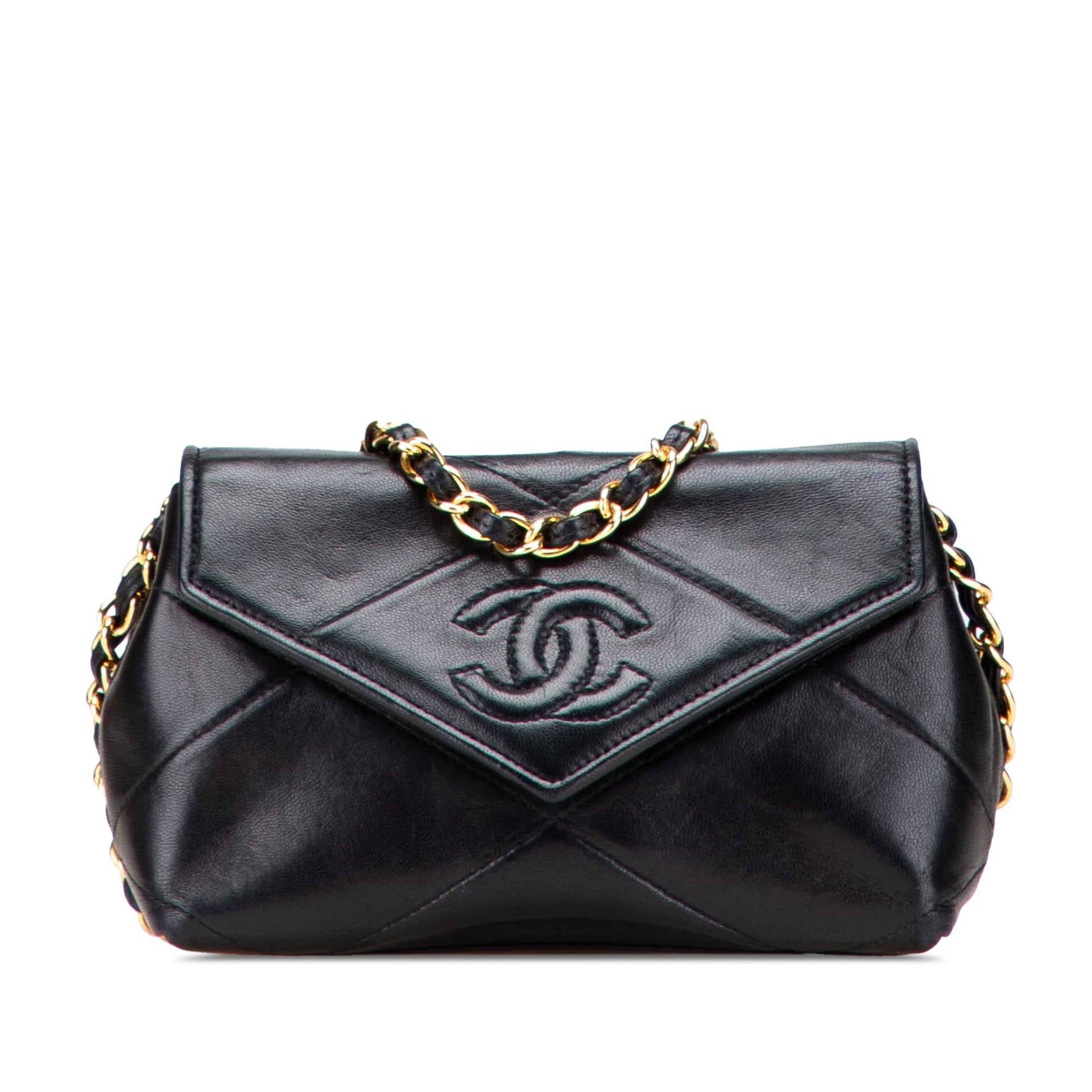 Chanel CC Quilted Lambskin Single Flap Mini Bag