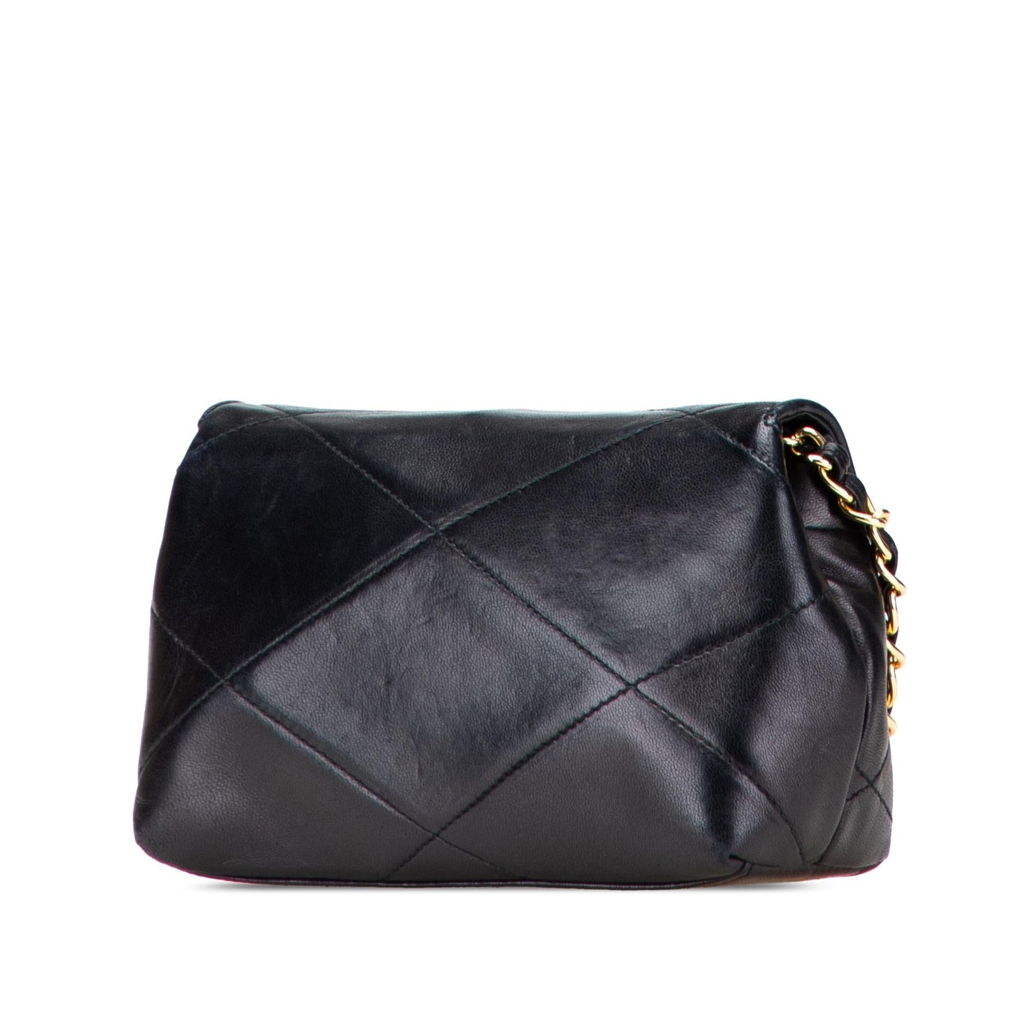 Chanel CC Quilted Lambskin Single Flap Mini Bag