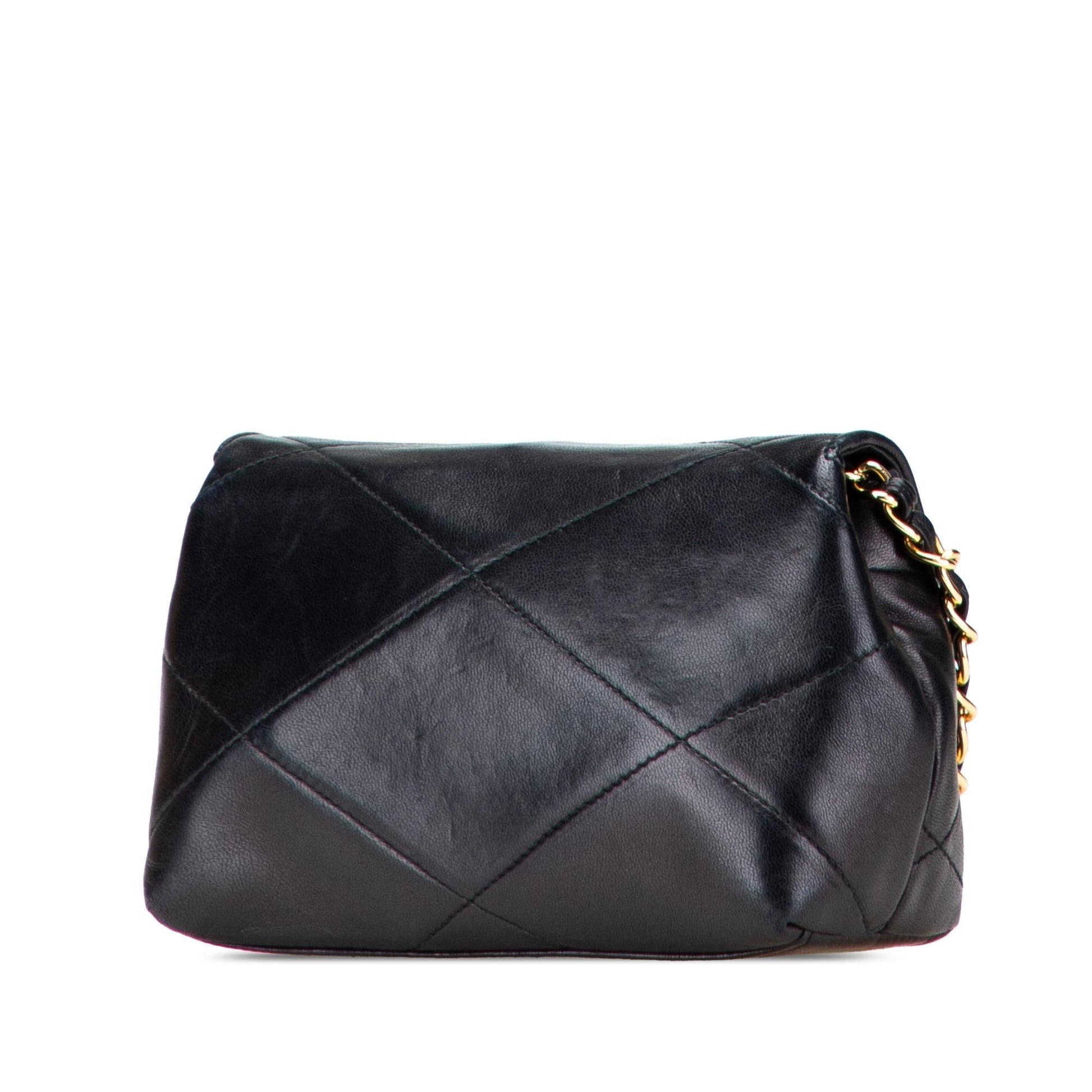 Chanel CC Quilted Lambskin Single Flap Mini Bag