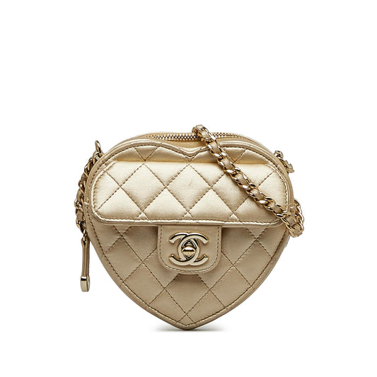 Chanel CC Love Heart SHG-Qohyoi Crossbody Bag