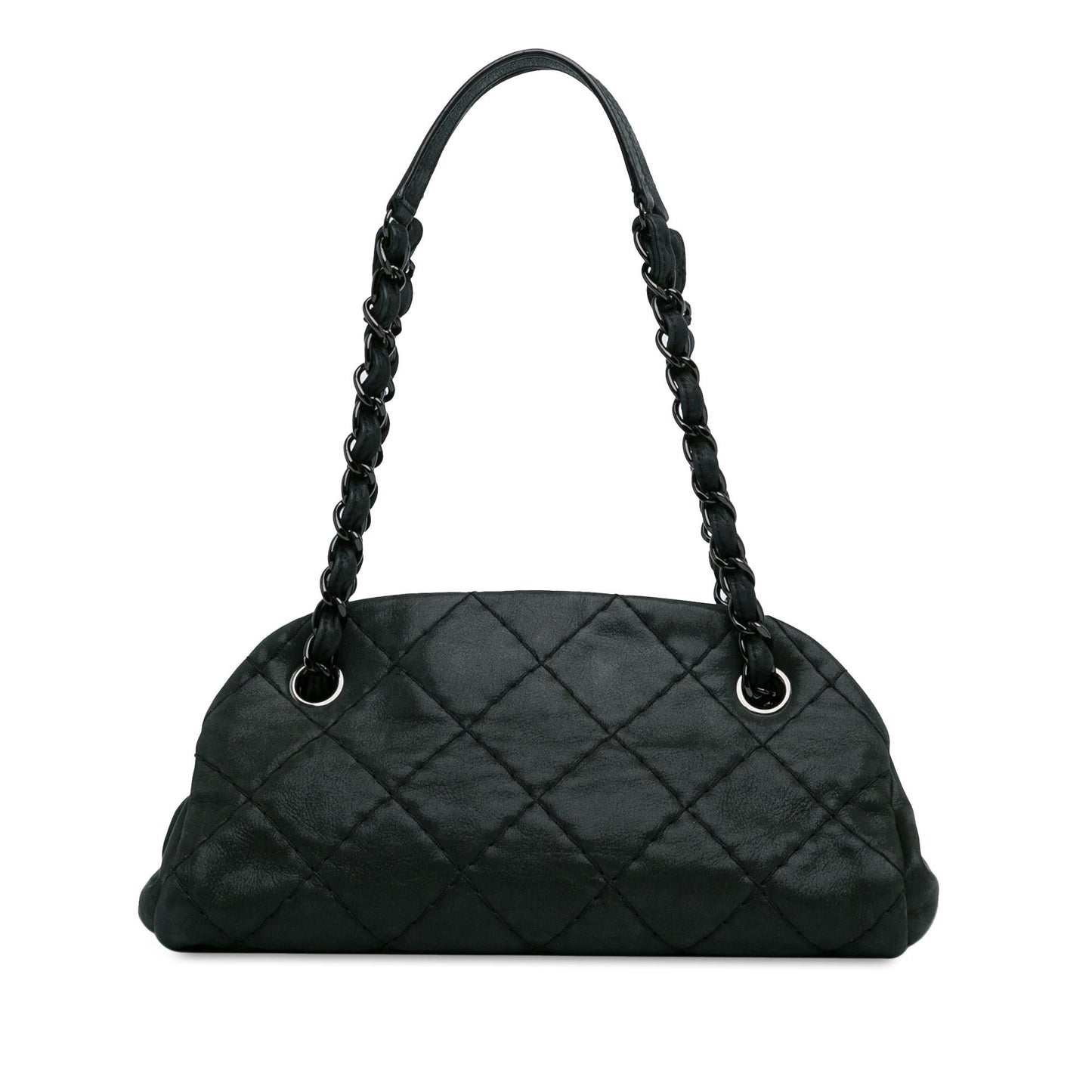Chanel Calfskin Just Mademoiselle Bowling SHG-o7RT81 Mini Bag
