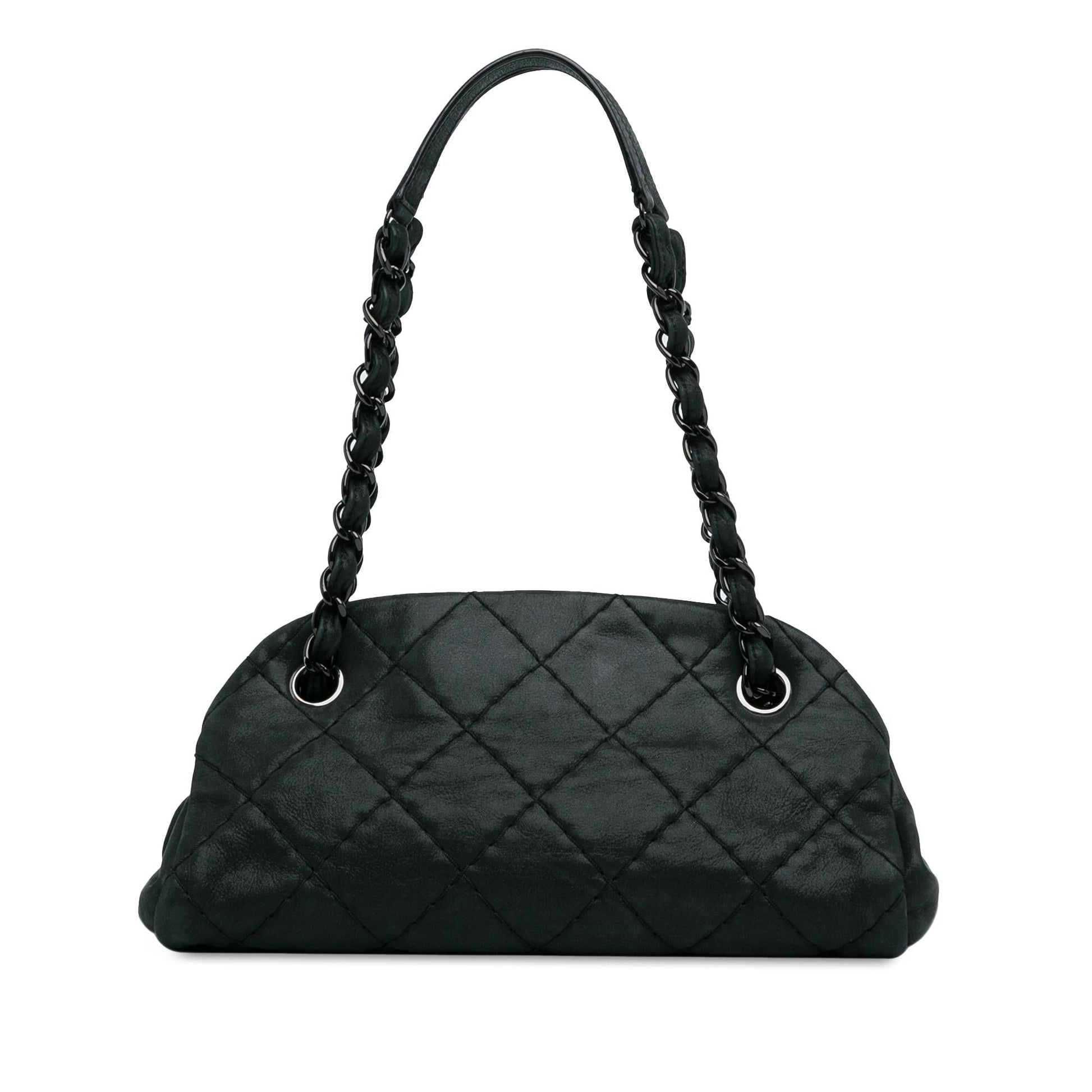 Chanel Calfskin Just Mademoiselle Bowling SHG-o7RT81 Mini Bag