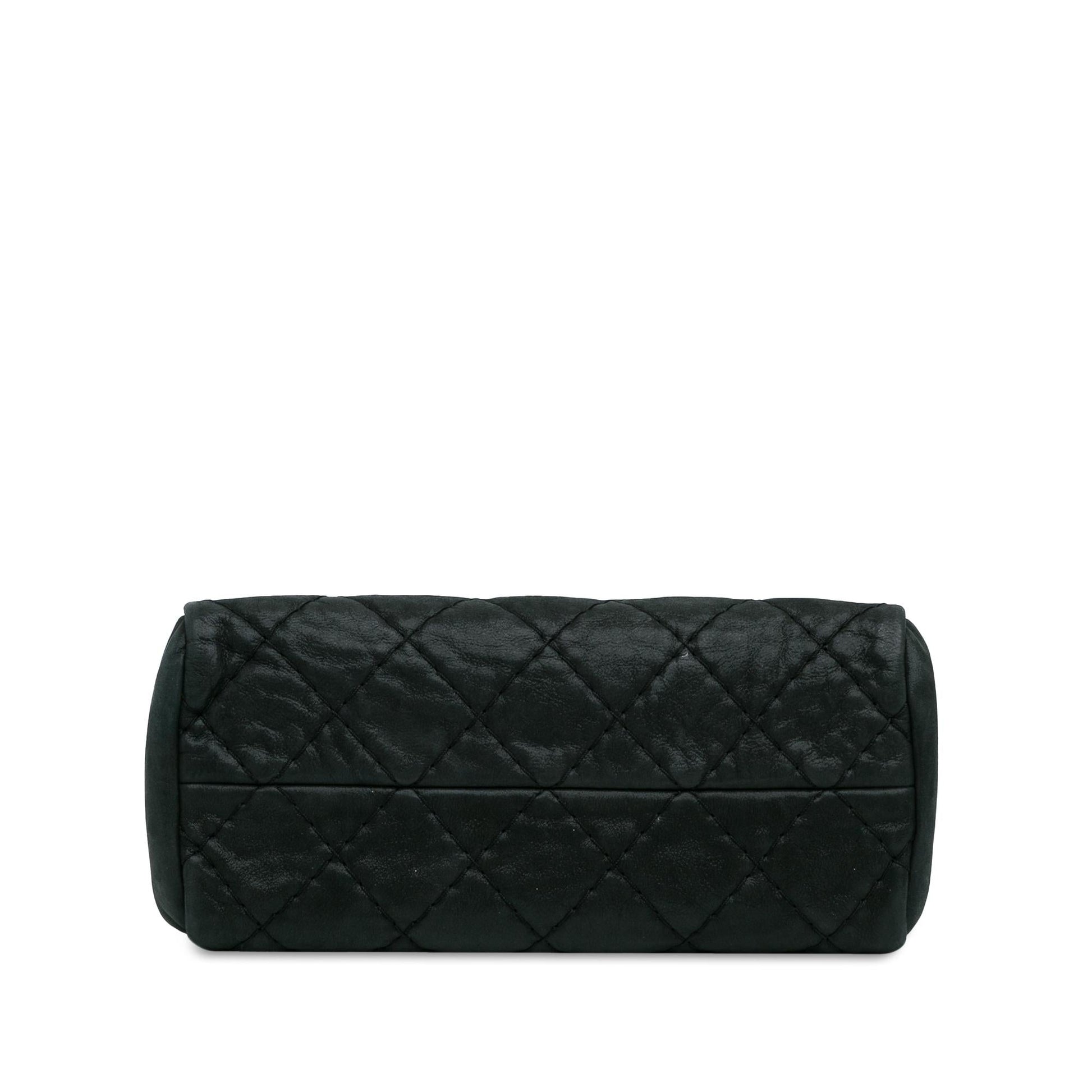 Chanel Mini Calfskin Just Mademoiselle Bowling Bag (SHG-o7RT81)