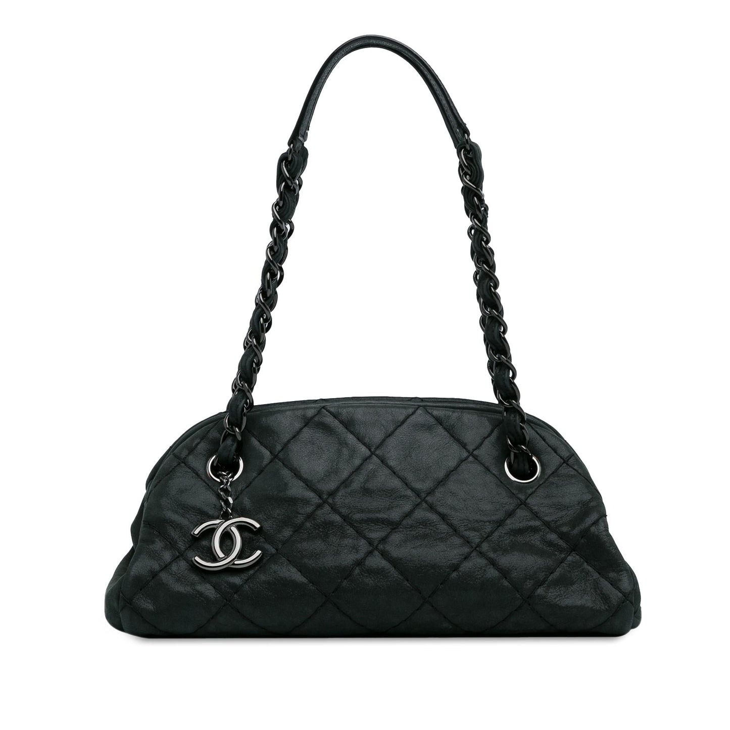 Chanel Calfskin Just Mademoiselle Bowling SHG-o7RT81 Mini Bag