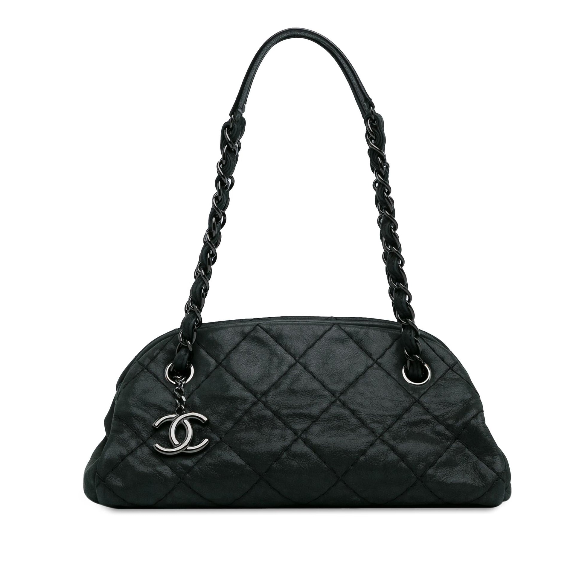 Chanel Calfskin Just Mademoiselle Bowling SHG-o7RT81 Mini Bag