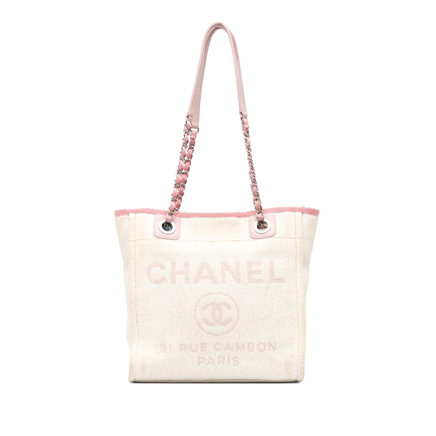 Chanel Deauville SHG-FvLzka Canvas Tote Bag