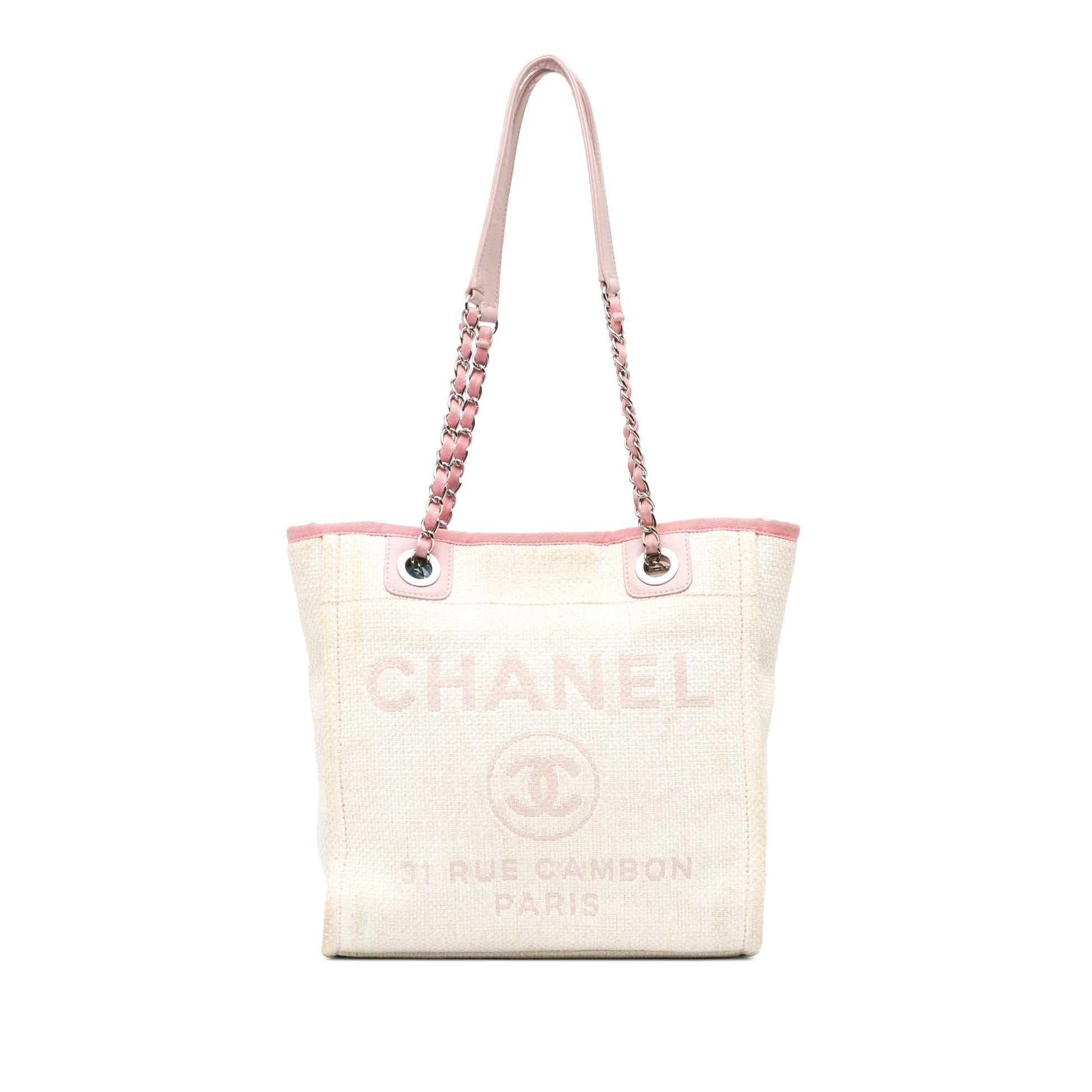 Chanel Deauville SHG-FvLzka Canvas Tote Bag
