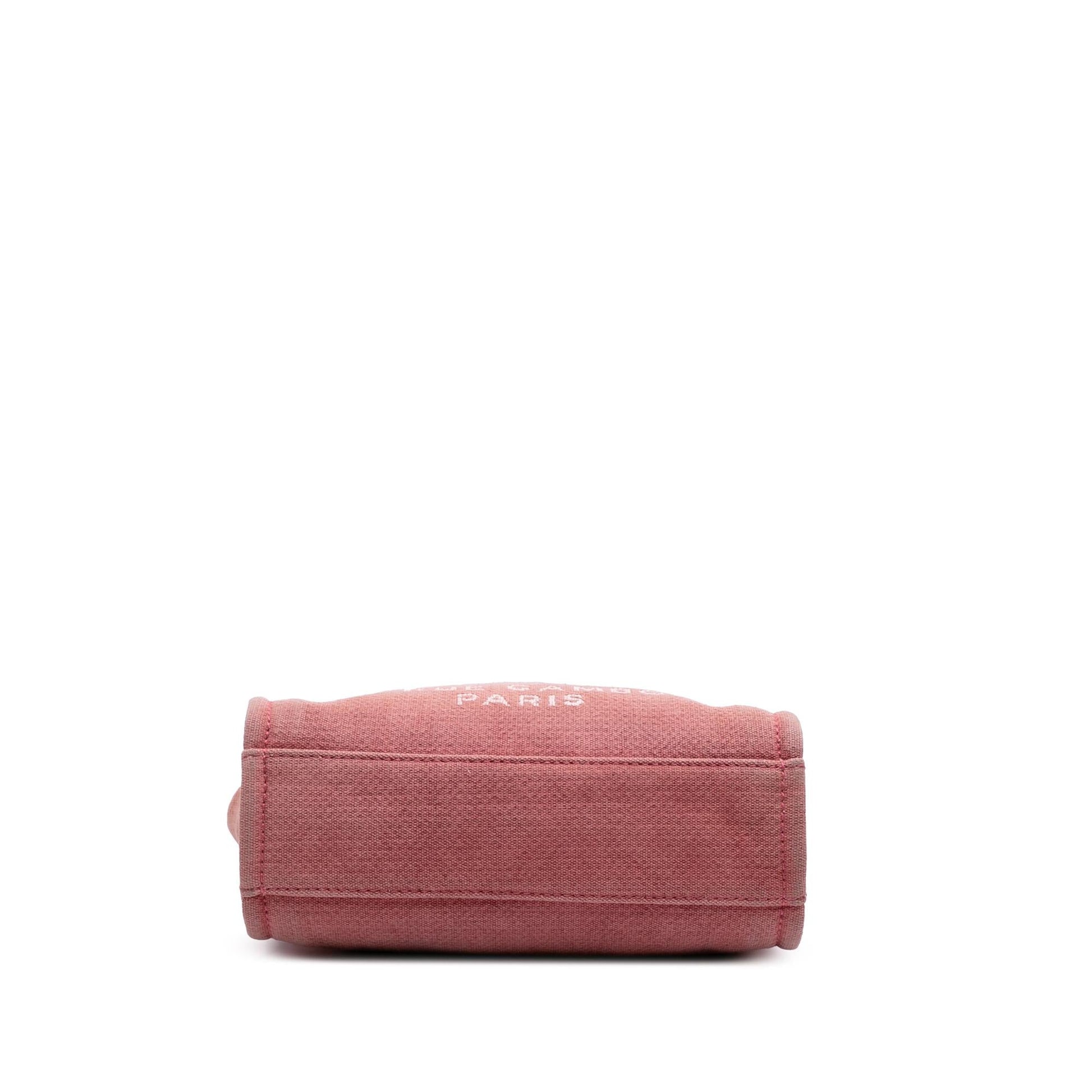 Chanel Deauville Canvas Tote Bag 3