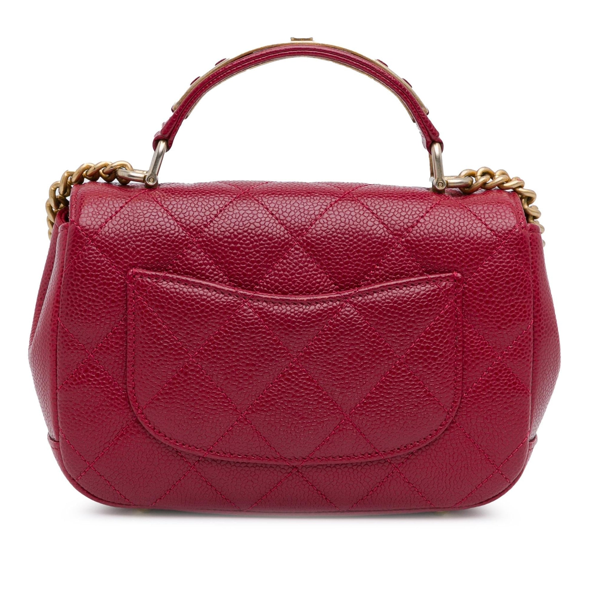 Chanel Caviar Carry Around Flap SHG-U05LF8 Mini Bag