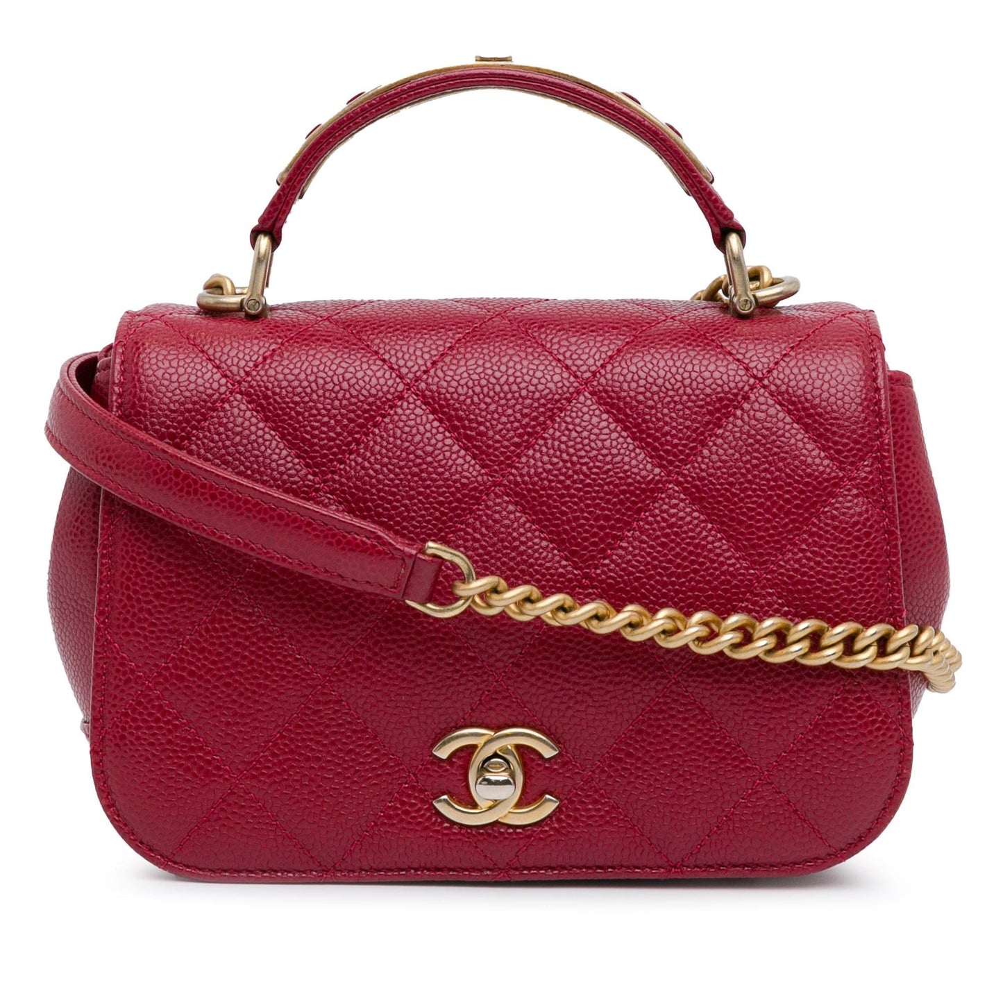 Chanel Caviar Carry Around Flap SHG-U05LF8 Mini Bag