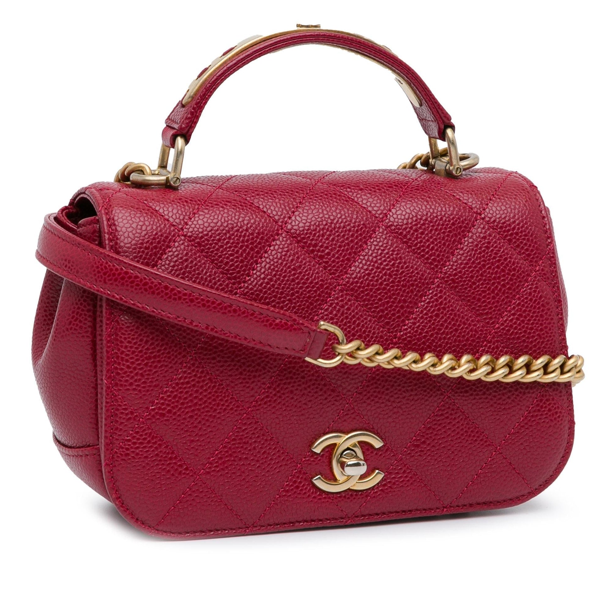 Chanel Caviar Carry Around Flap SHG-U05LF8 Mini Bag
