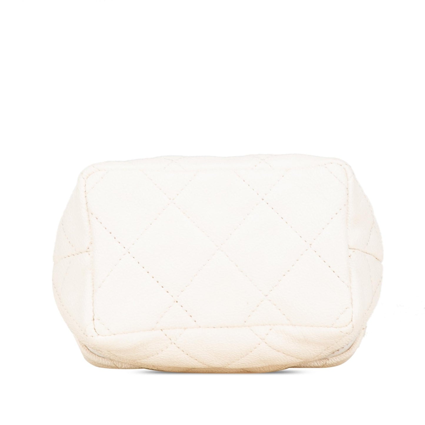 Chanel Caviar Zip Around Vanity Mini Bag Vanity Case