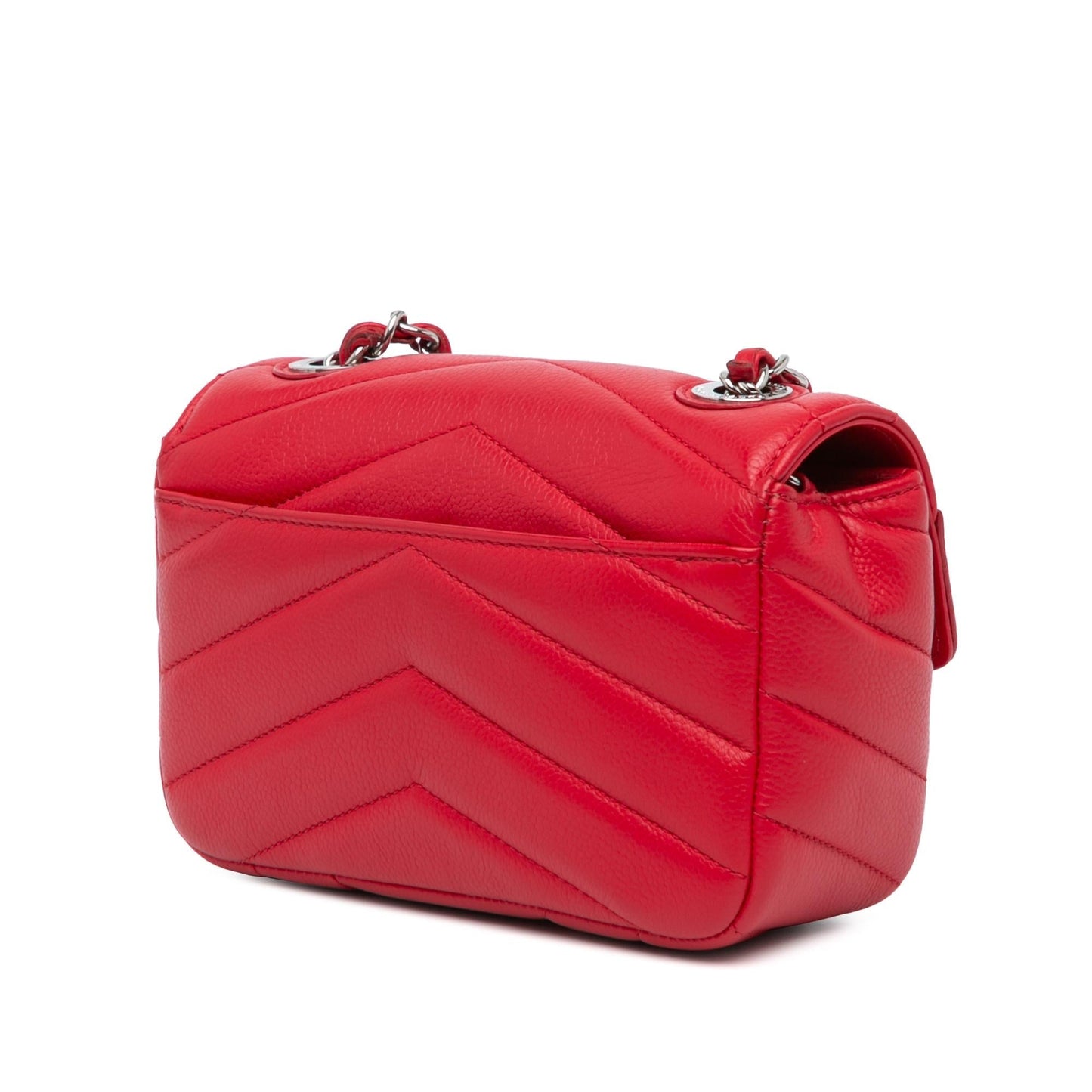 Chanel Caviar Chevron Data Center Envelope Flap Shoulder Bag Shg Fu8Ttw