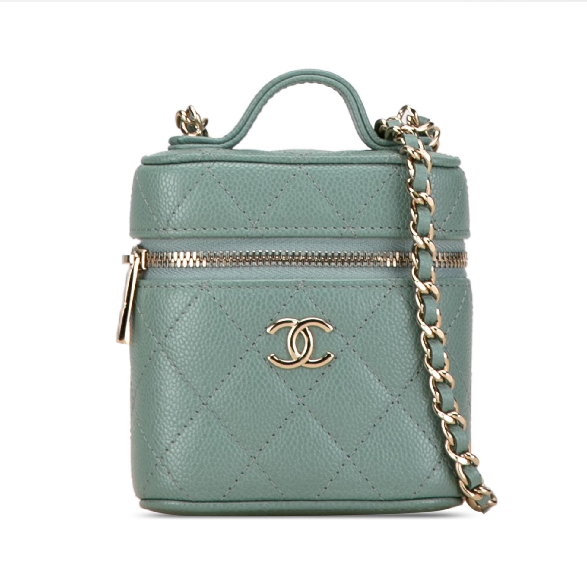 Chanel Caviar Handle Care Vanity Mini Bag