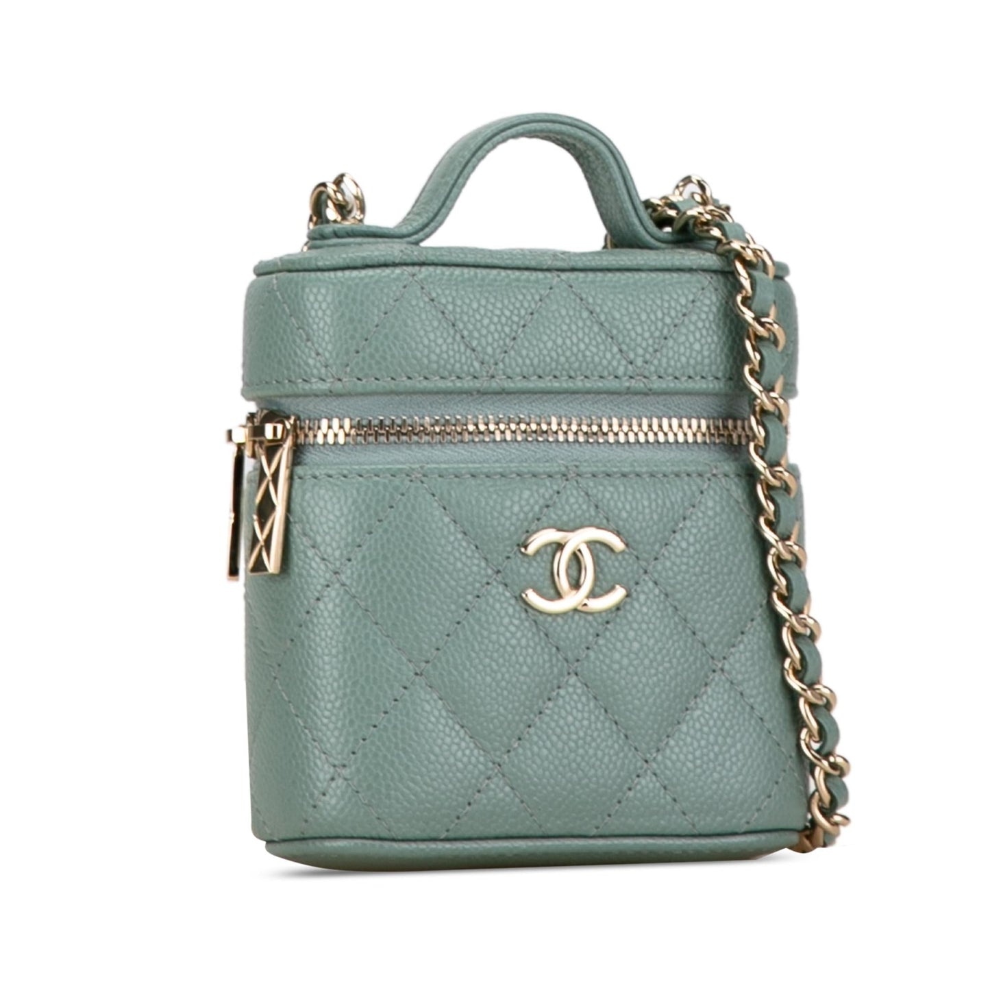 Chanel Caviar Handle Care Vanity Mini Bag