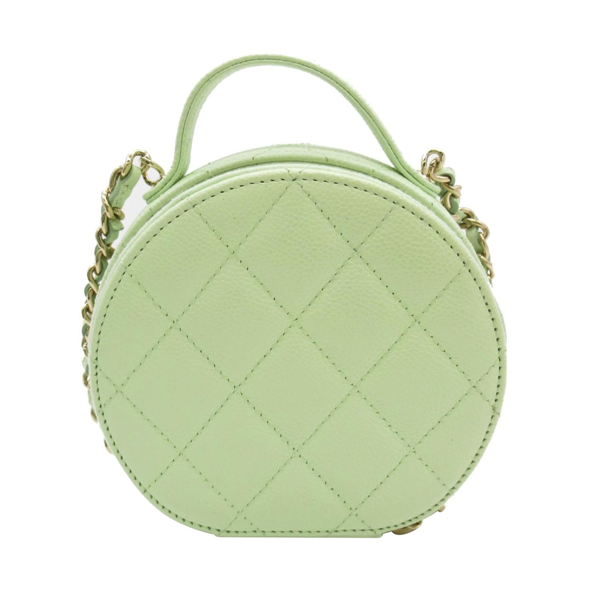Chanel Caviar Round Vanity SHG-L9oeJh Mini Bag