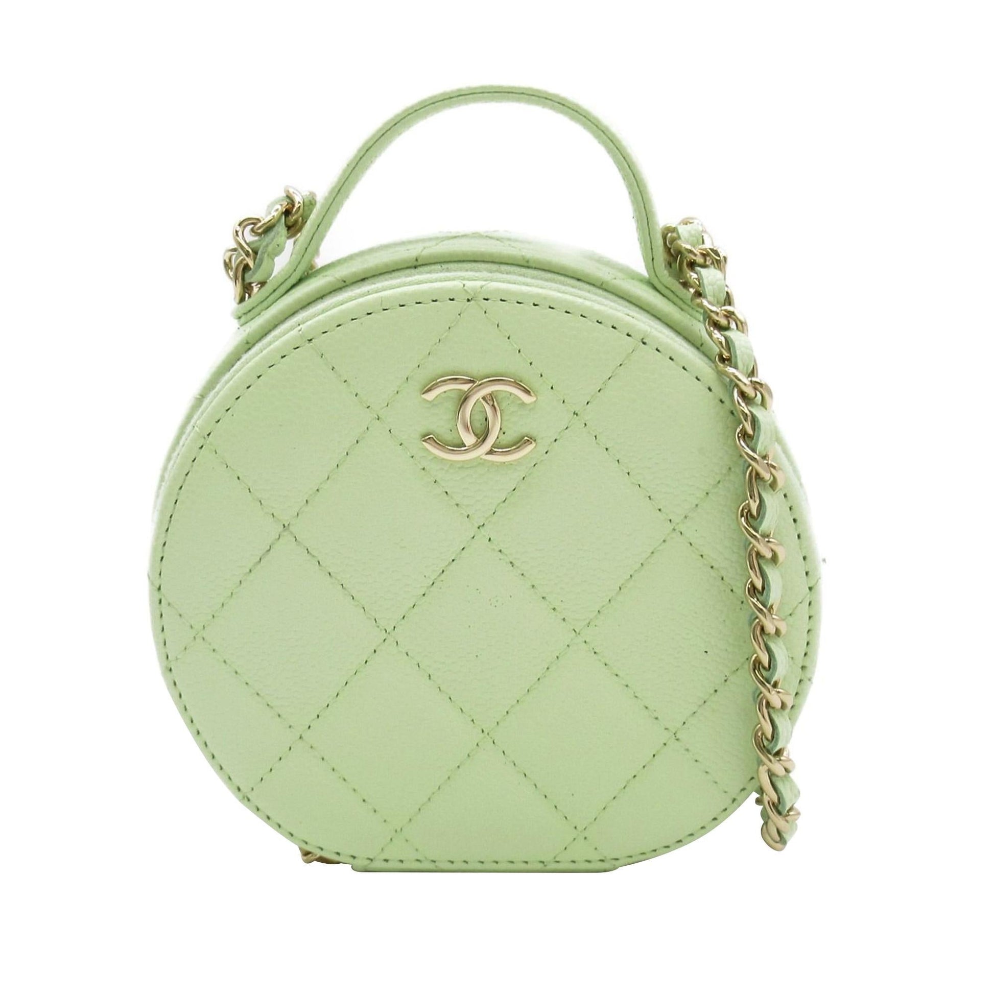 Chanel Caviar Round Vanity SHG-L9oeJh Mini Bag