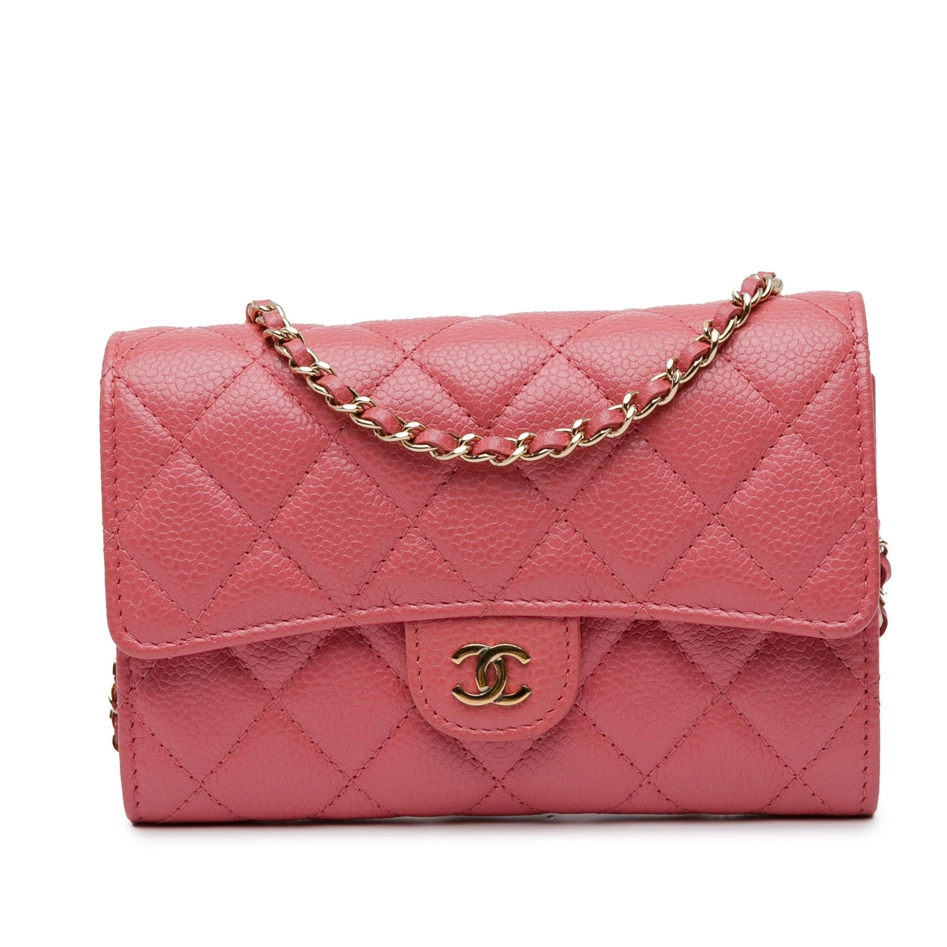 Chanel Classic Caviar Flap on SHG-SQ3yjM Wallet Case