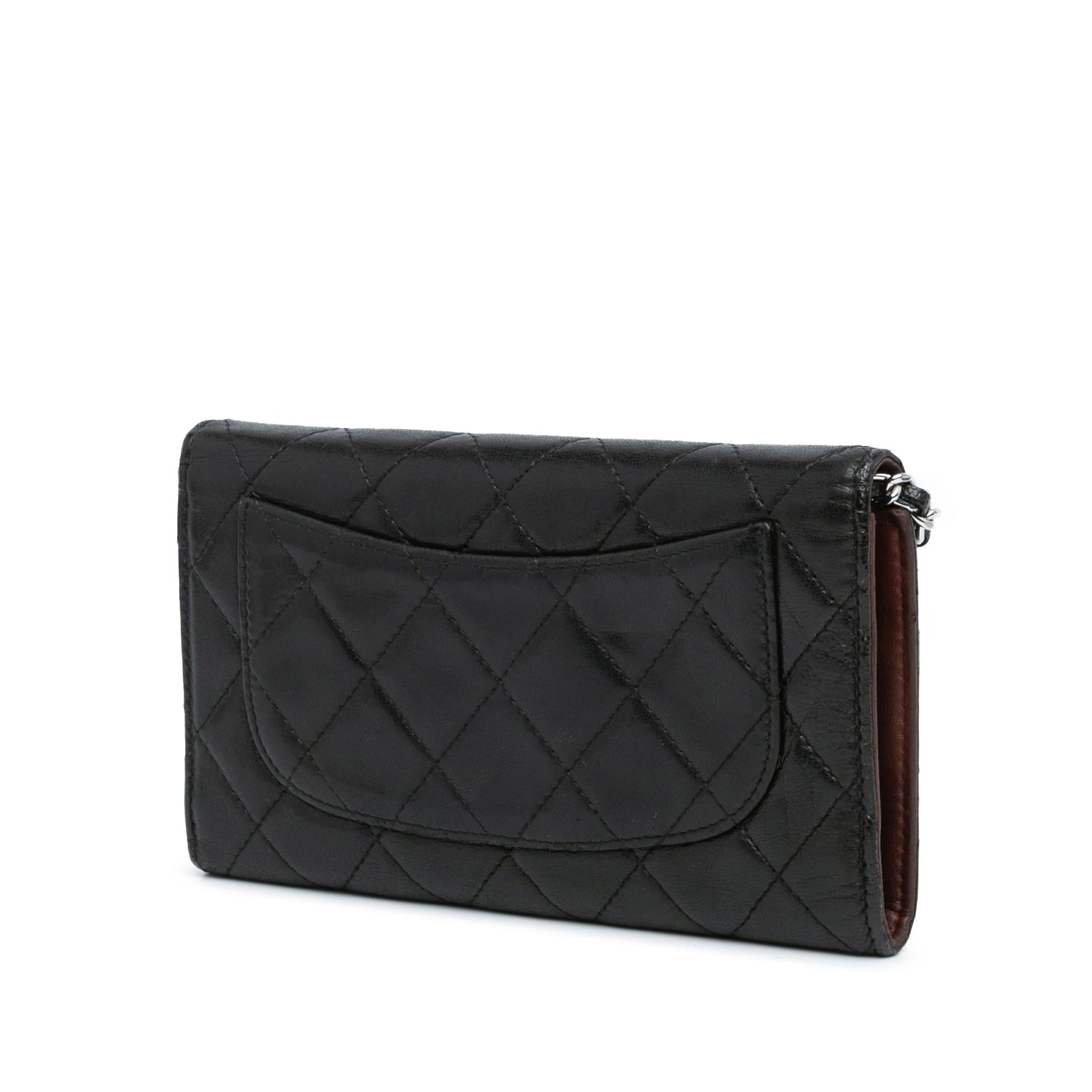 Chanel Classic Caviar Flap on SHG-oPUFCl Wallet Case