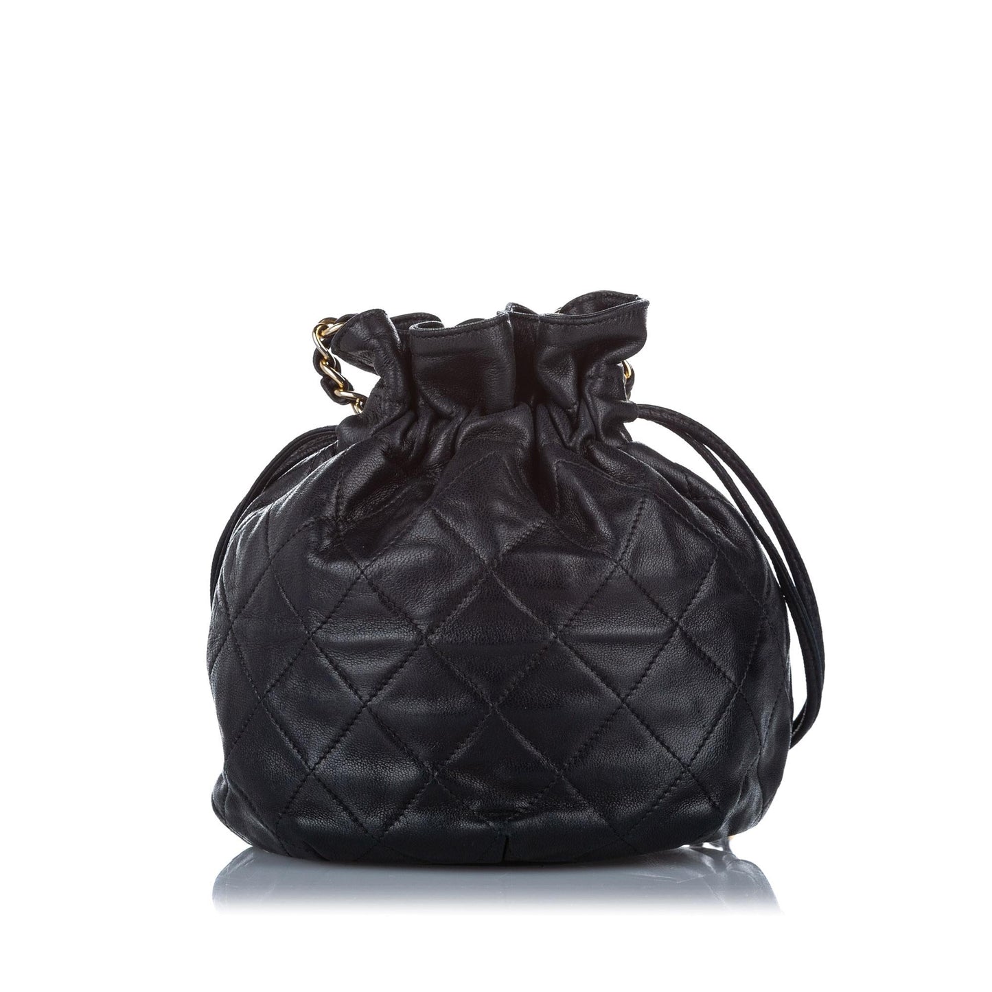 Chanel Classic Lambskin Bucket SHG Leather Bucket Bag