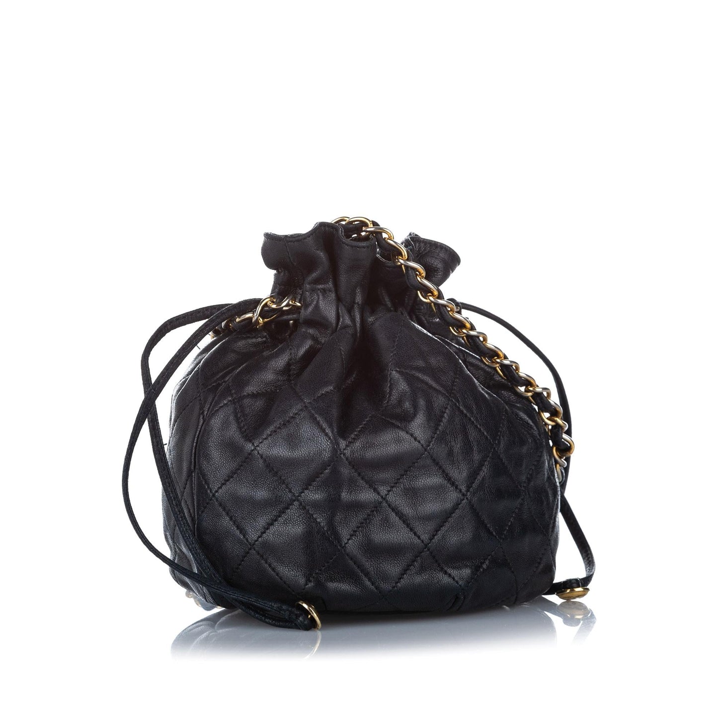 Chanel Classic Lambskin Bucket SHG Leather Bucket Bag