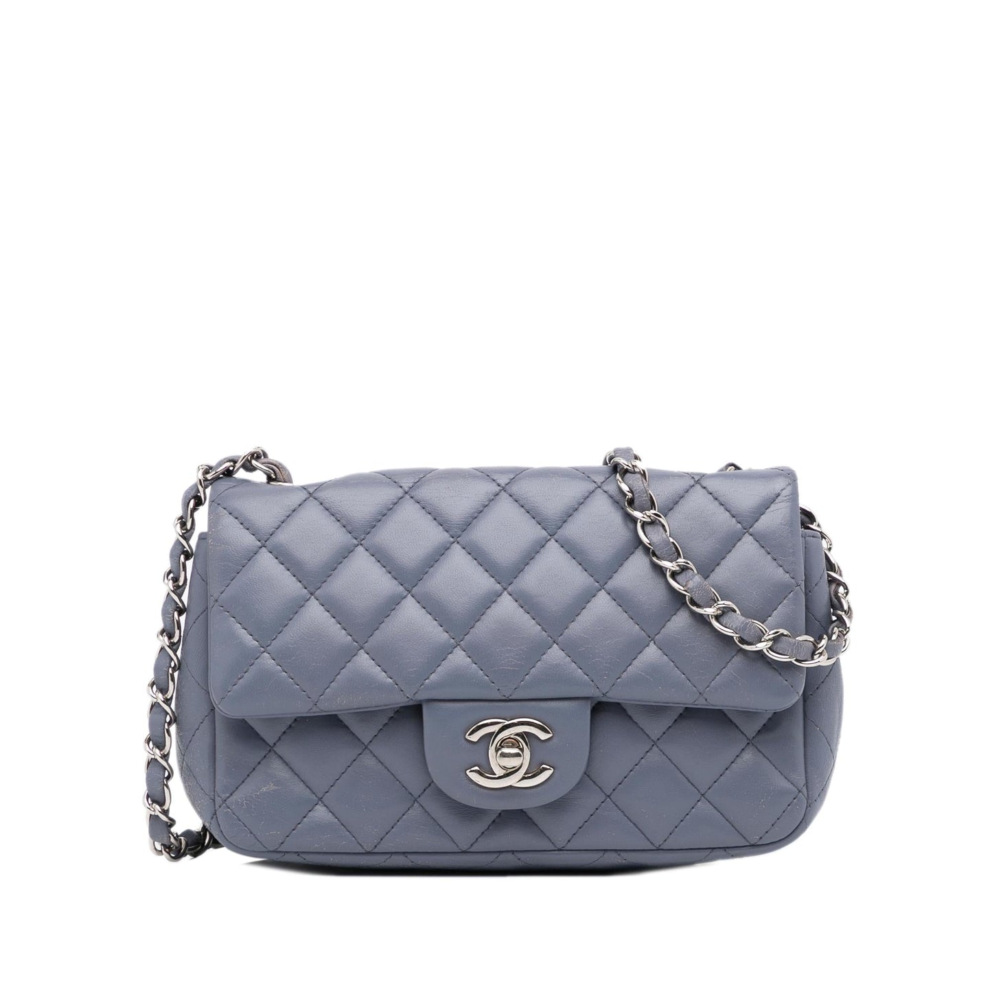 Chanel Classic Lambskin Rectangular Single Flap SHG-AtVZUj Mini Bag