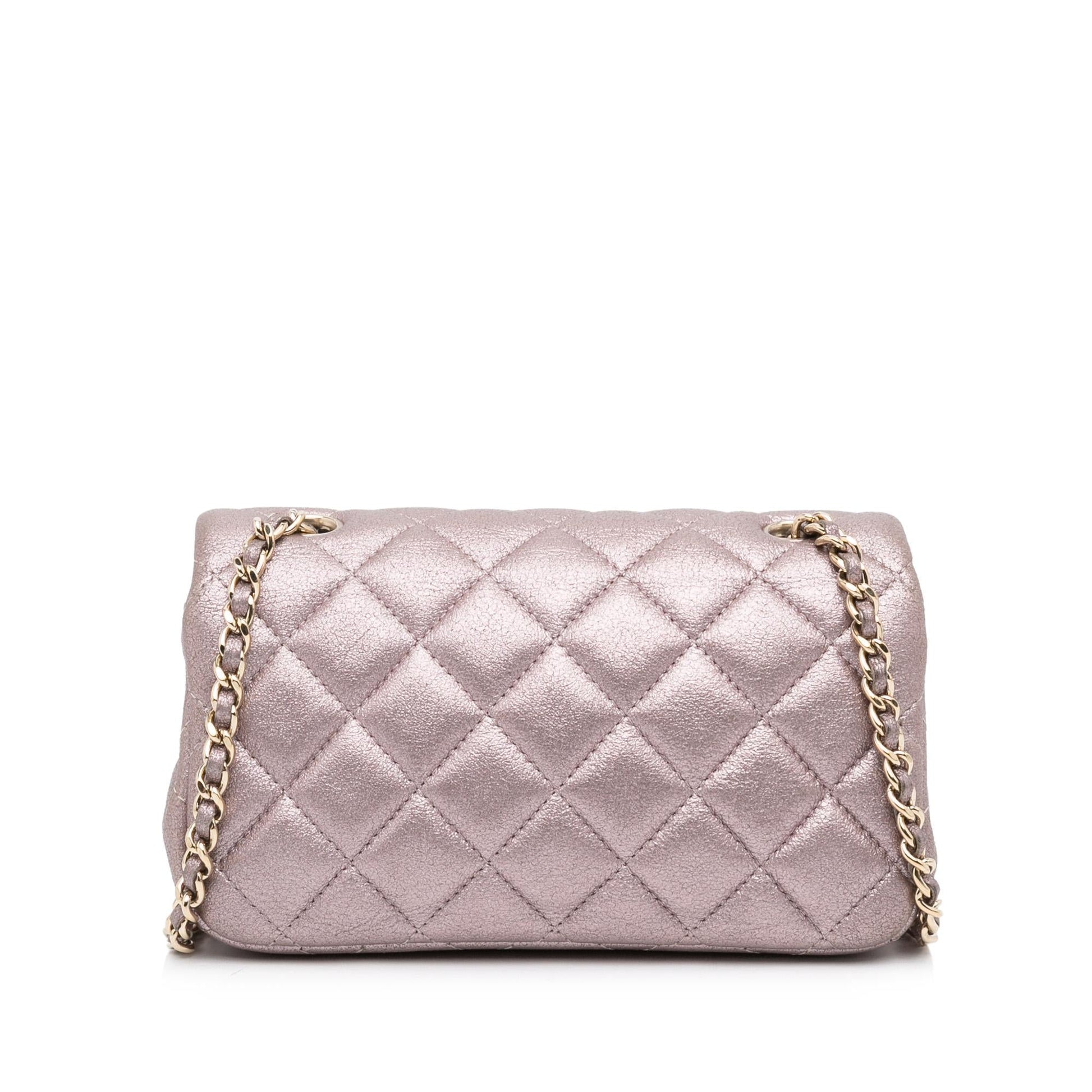 Chanel Classic Lambskin Rectangular Single Flap SHG-hcUMmT Mini Bag