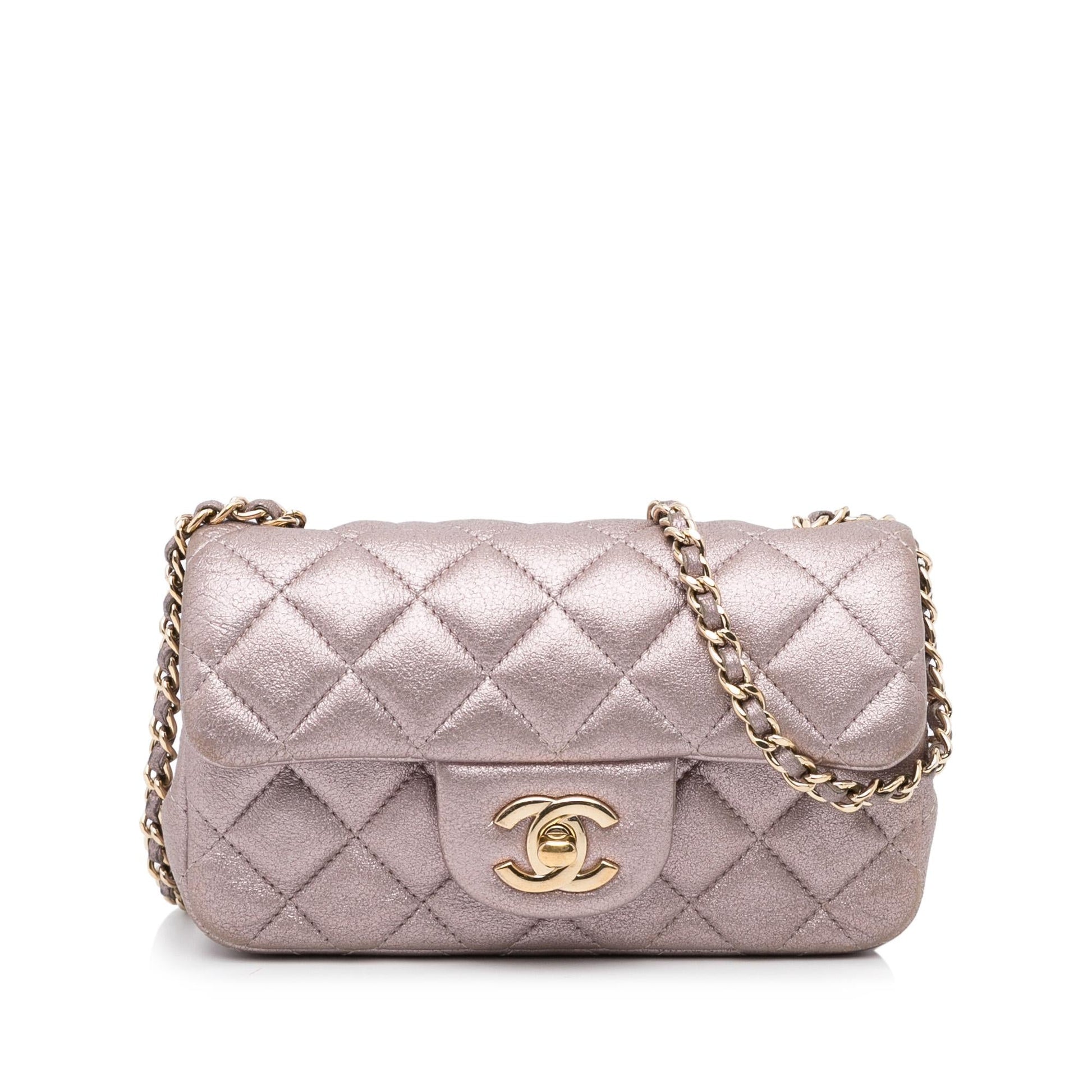 Chanel Classic Lambskin Rectangular Single Flap SHG-hcUMmT Mini Bag