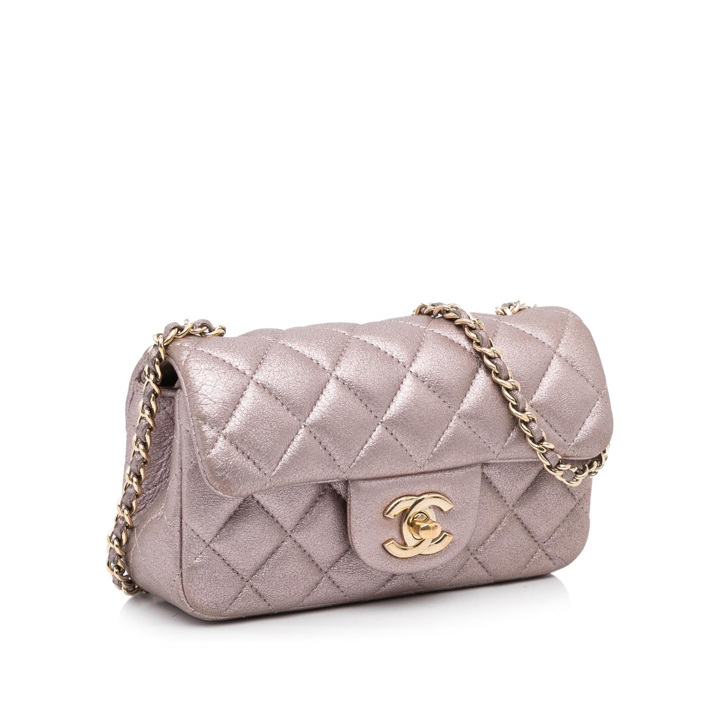 Chanel Classic Lambskin Rectangular Single Flap SHG-hcUMmT Mini Bag