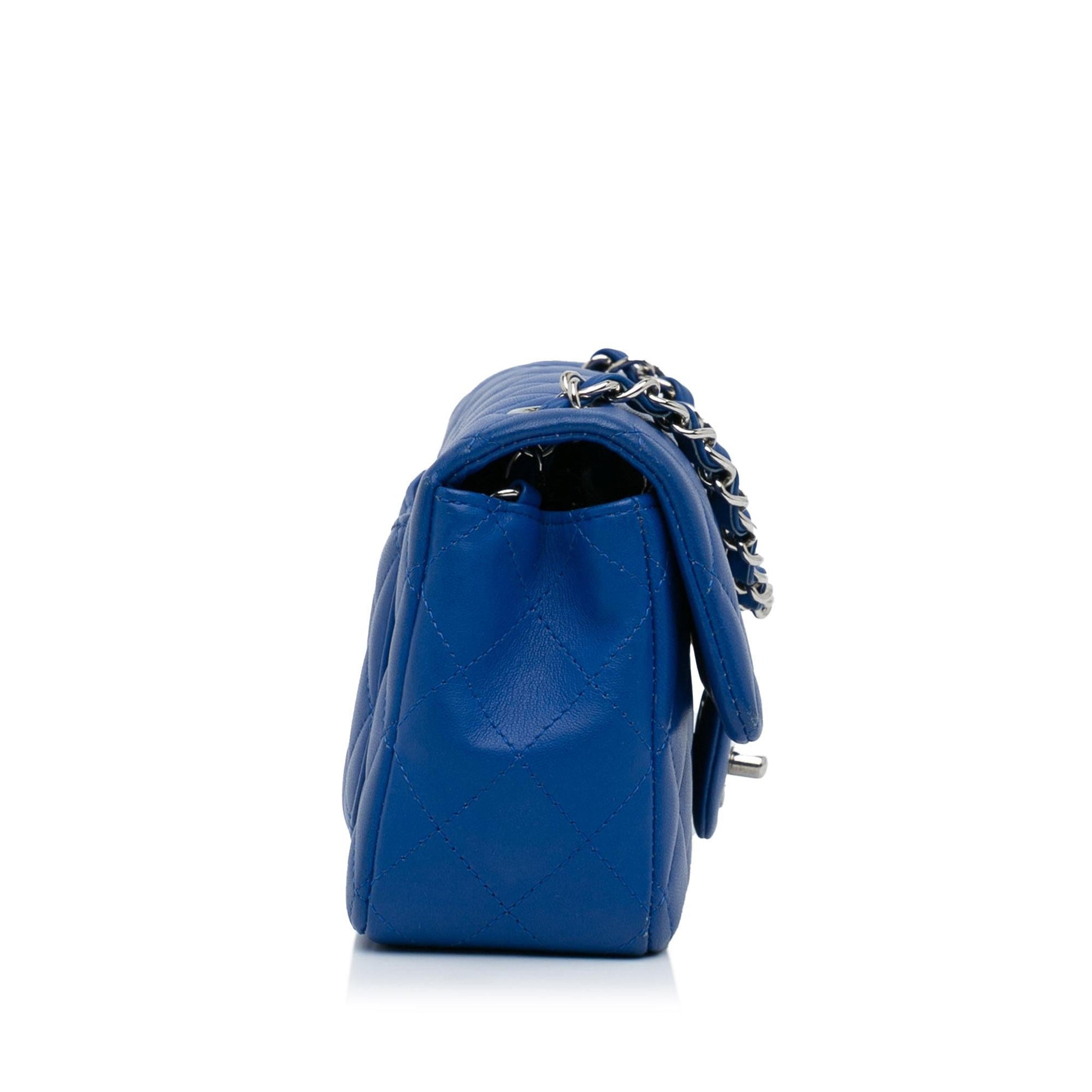 Chanel Classic Lambskin Rectangular Single Flap SHG-4XnLol Mini Bag